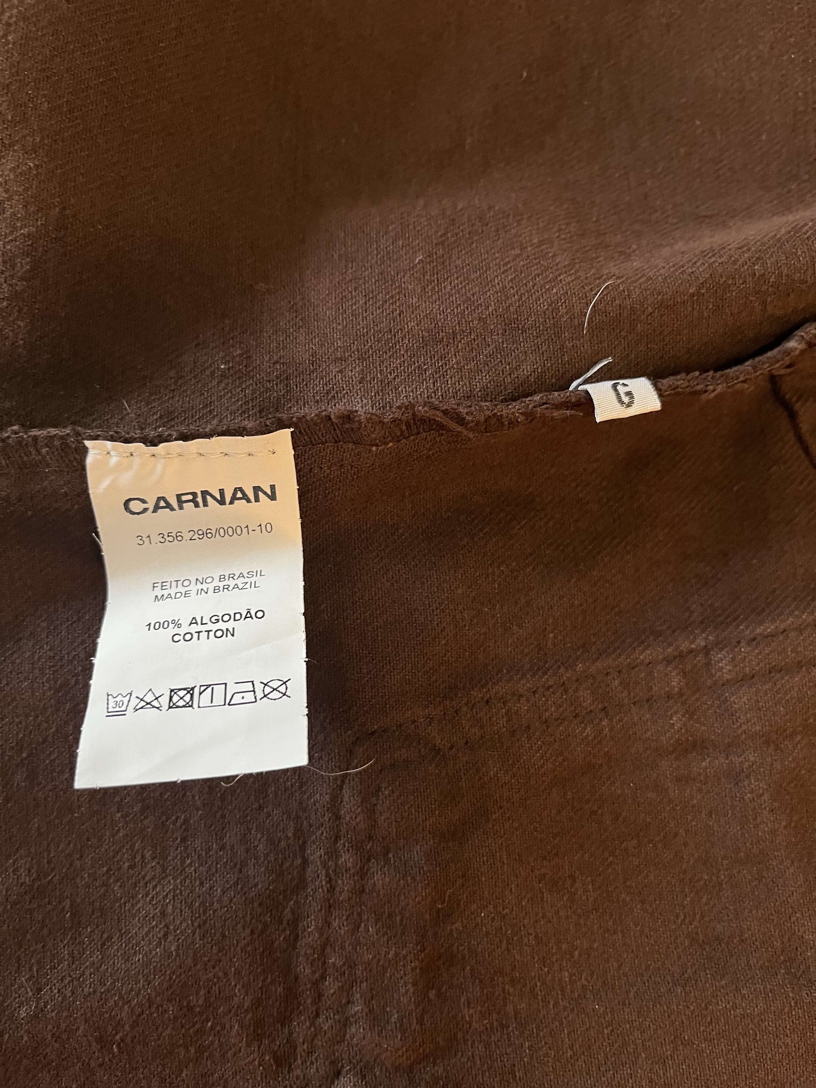 Other Carnan - Workwear Washed Brown Twill Vest Size 40R - 10 Thumbnail