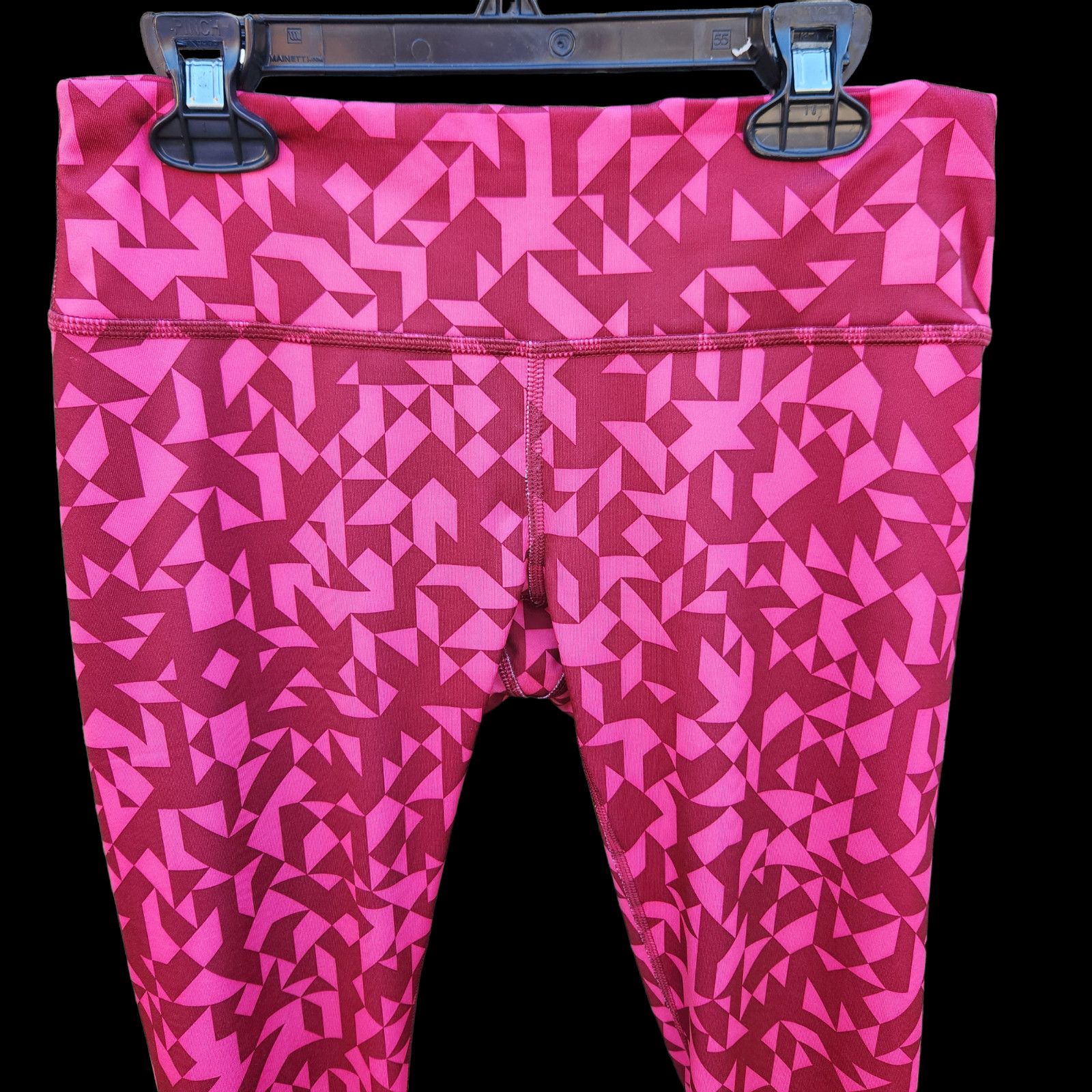 Reebok Reebok Geometic Pink Womens Leggings Size Small Ankle Length Size 27" / US 4 / IT 40 - 2 Thumbnail