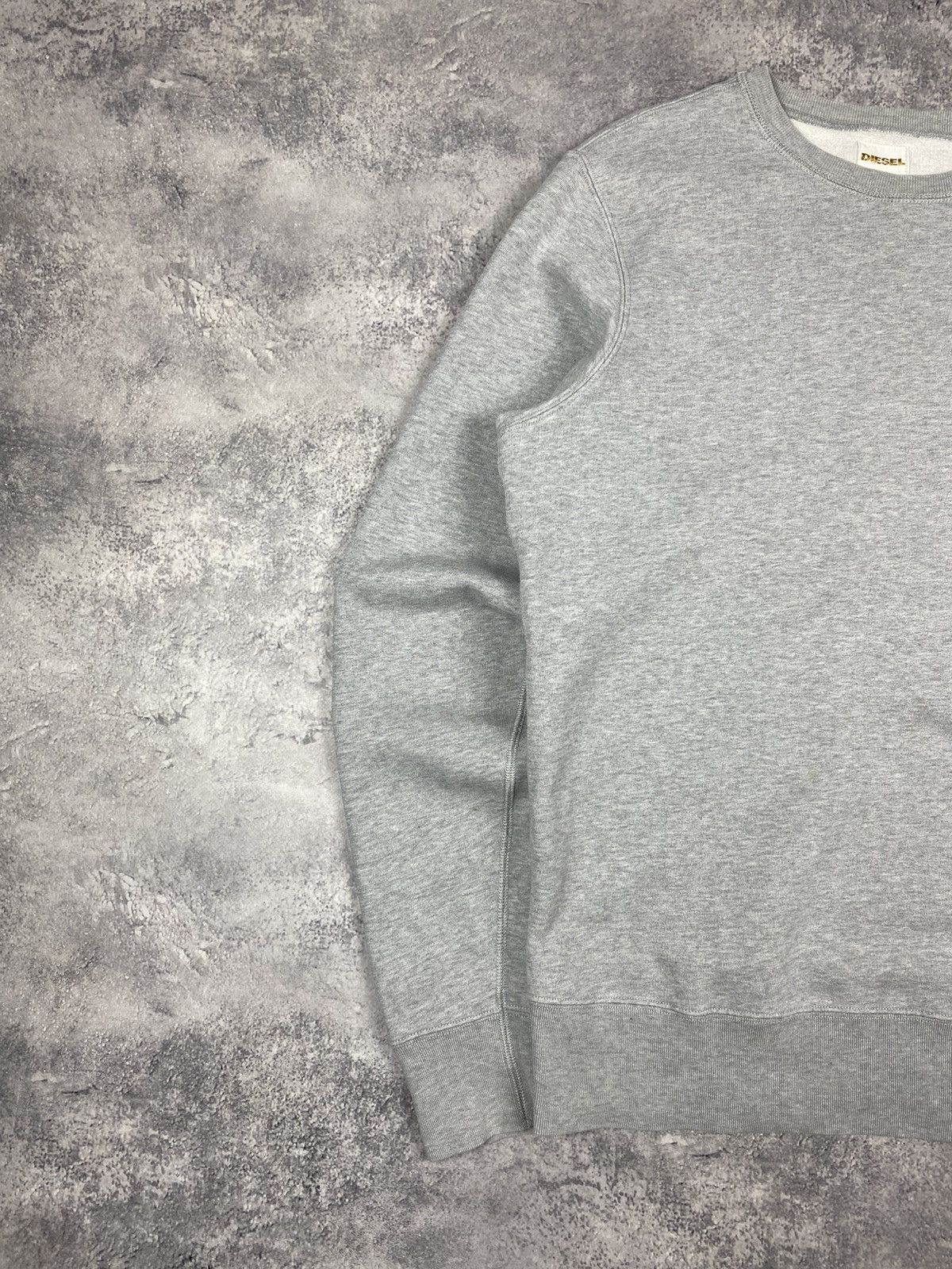Diesel Diesel Sweatshirt Cotton Pullover Crew Neck Jumper Grey Size US L / EU 52-54 / 3 - 3 Thumbnail