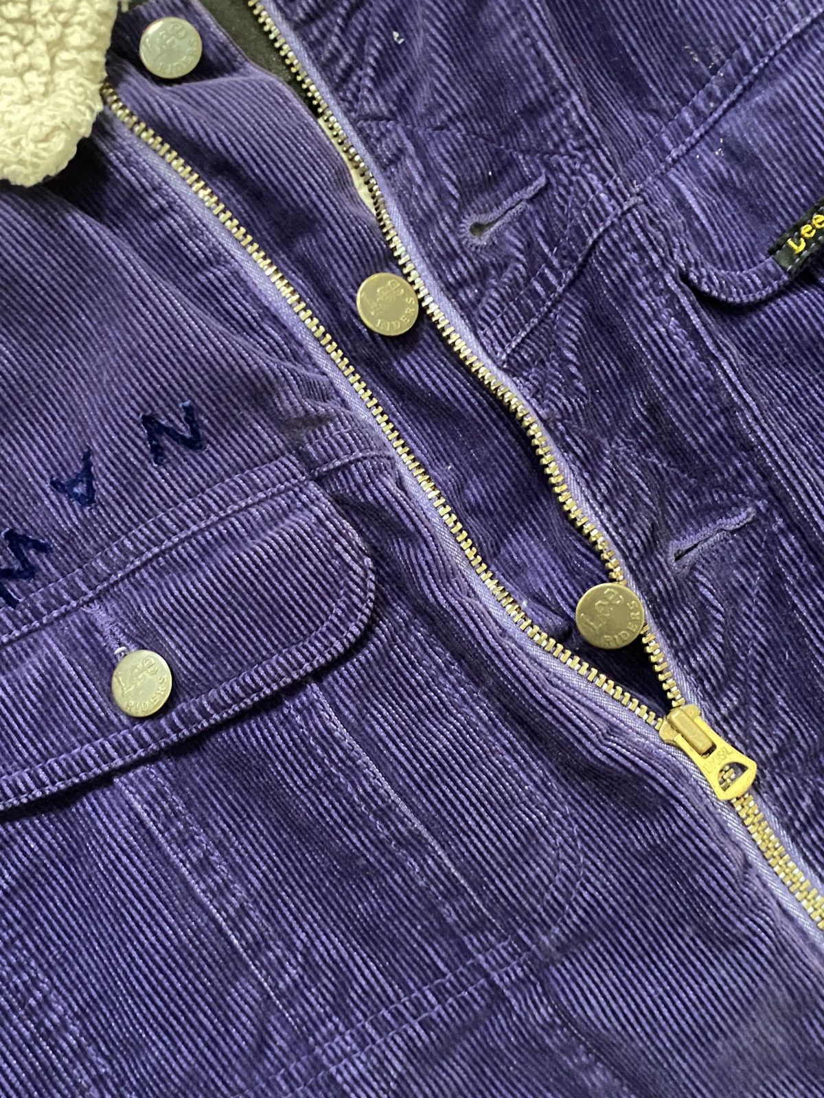 Lee Lee Storm Rider x Soe Sherpa Trucker Corduroy Jacket Size US S / EU 44-46 / 1 - 3 Thumbnail