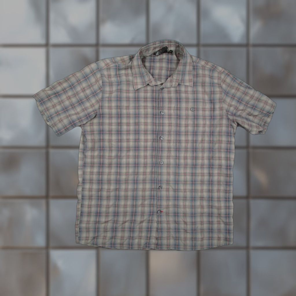 Mammut Mammut Shirt Mens Large Gray Plaid Short Sleeve Button Up Outdoor Hiking Casual Size US L / EU 52-54 / 3 - 1 Thumbnail