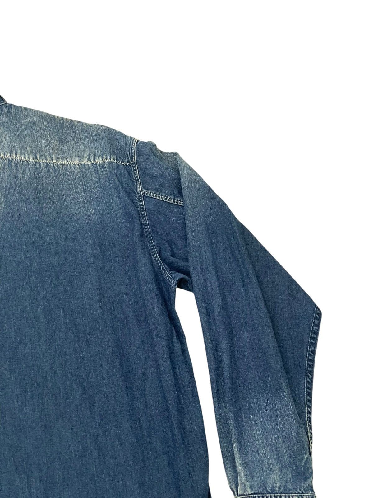 45rpm Indigo Blue 45rpm Westerner Pullover Shirt 7🟩0 Size US L / EU 52-54 / 3 - 15 Thumbnail