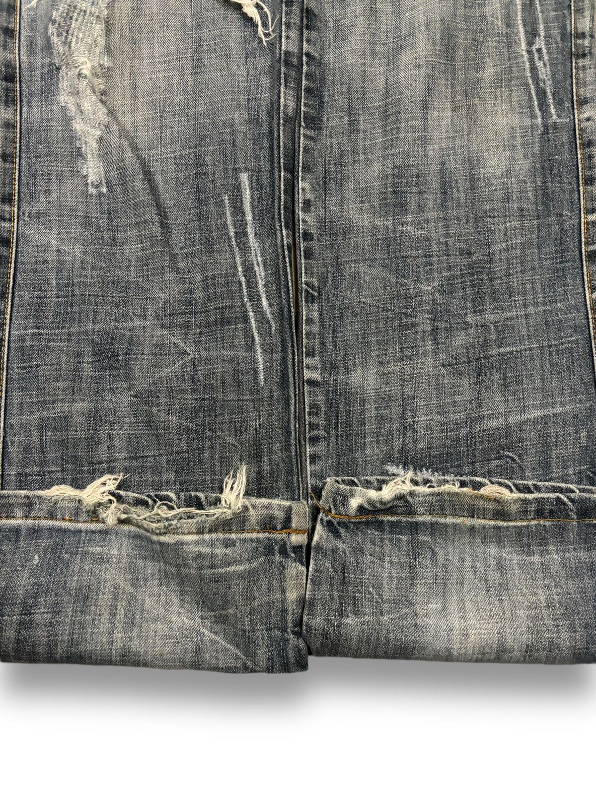 Diesel Vintage Hod-Way Industry Cracked Wash Loose Distressed Jeans Size US 30 / EU 46 - 9 Thumbnail