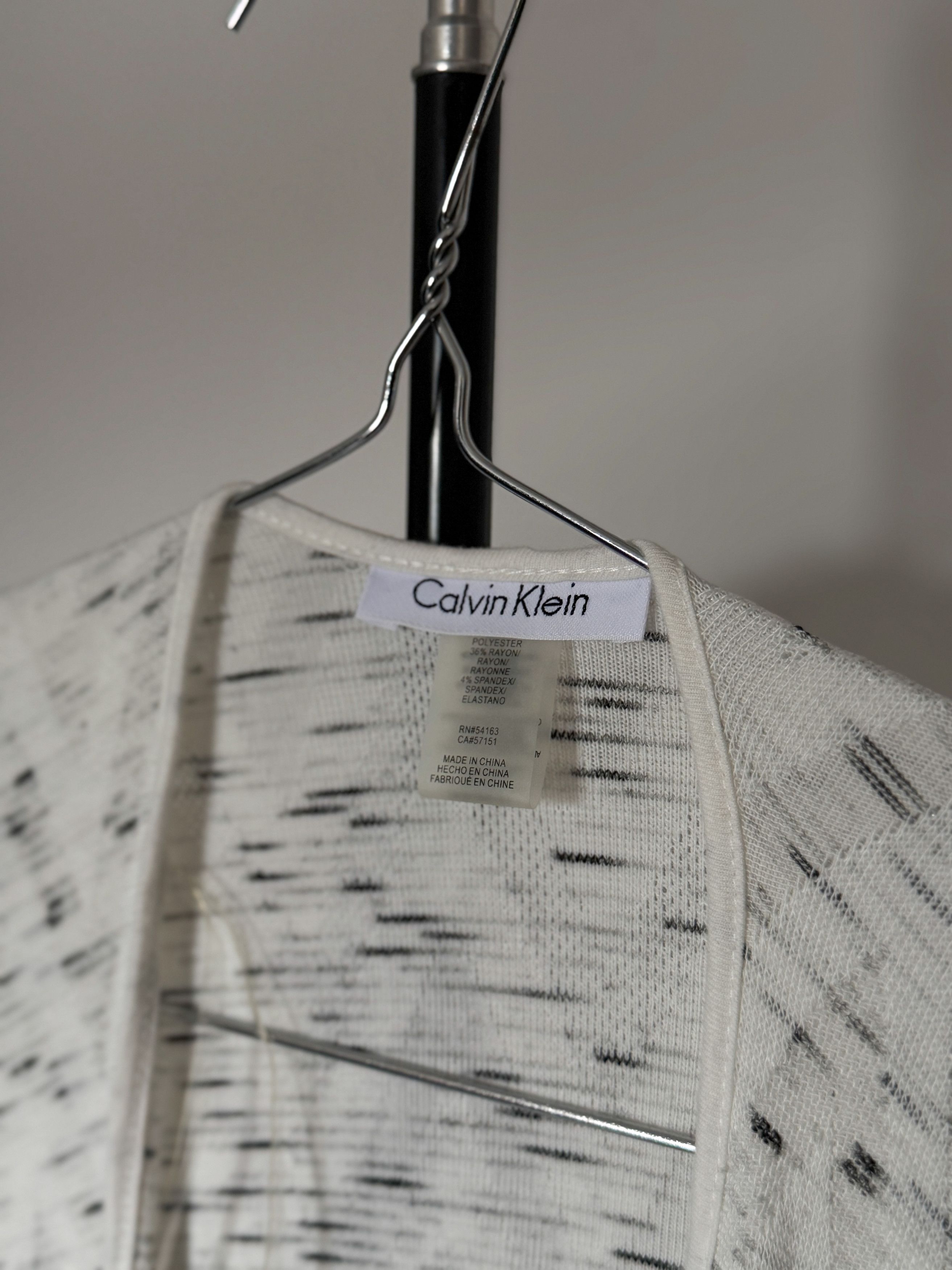 Calvin Klein Calvin Klein Women’s Draped Open Front Poncho Wrap Cardigan Size ONE SIZE - 3 Thumbnail