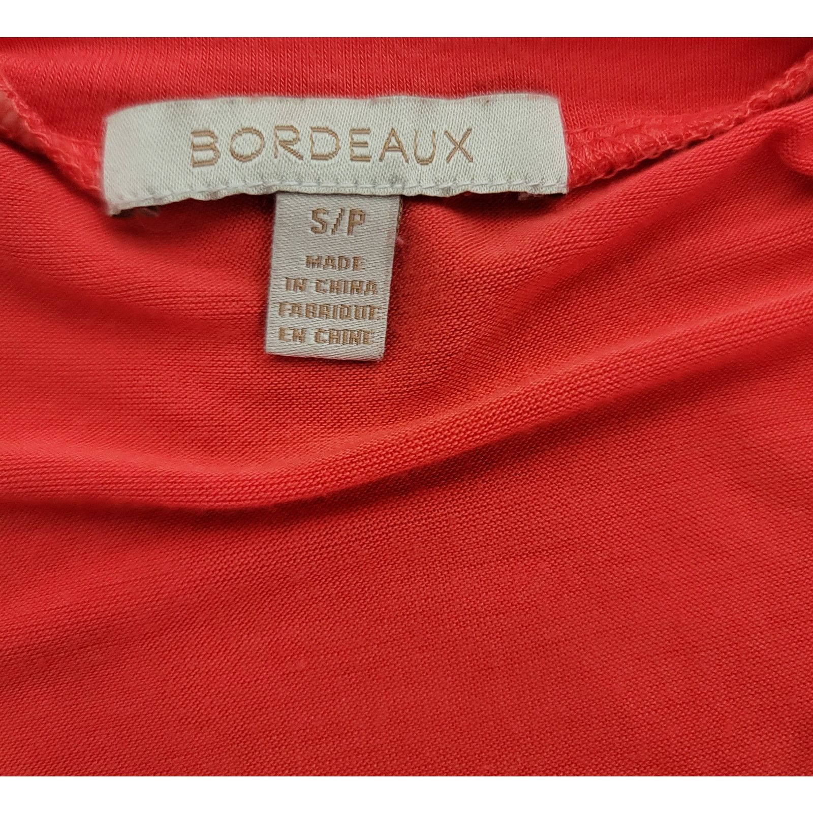 Other Bordeaux Anthropologie Orange Colorblock Long Sleeve Top S Size S / US 4 / IT 40 - 3 Thumbnail