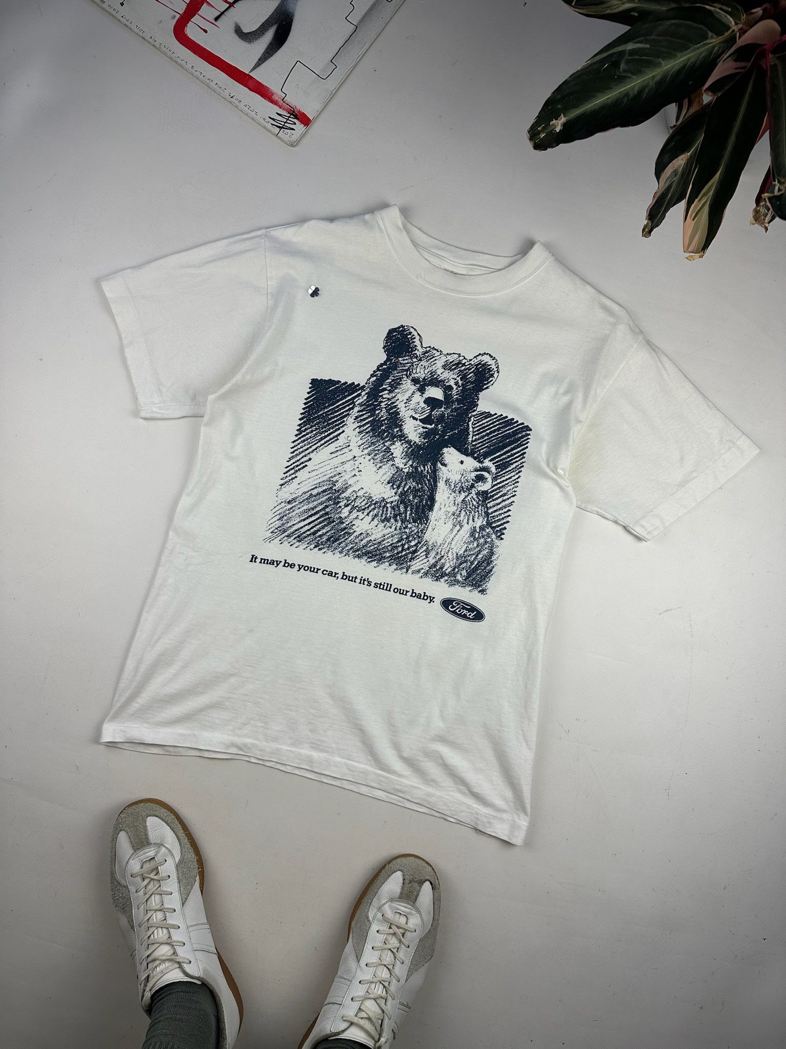 Ford VINTAGE 90’s FORD TSHIRT cute bears Size US M / EU 48-50 / 2 - 1 Thumbnail