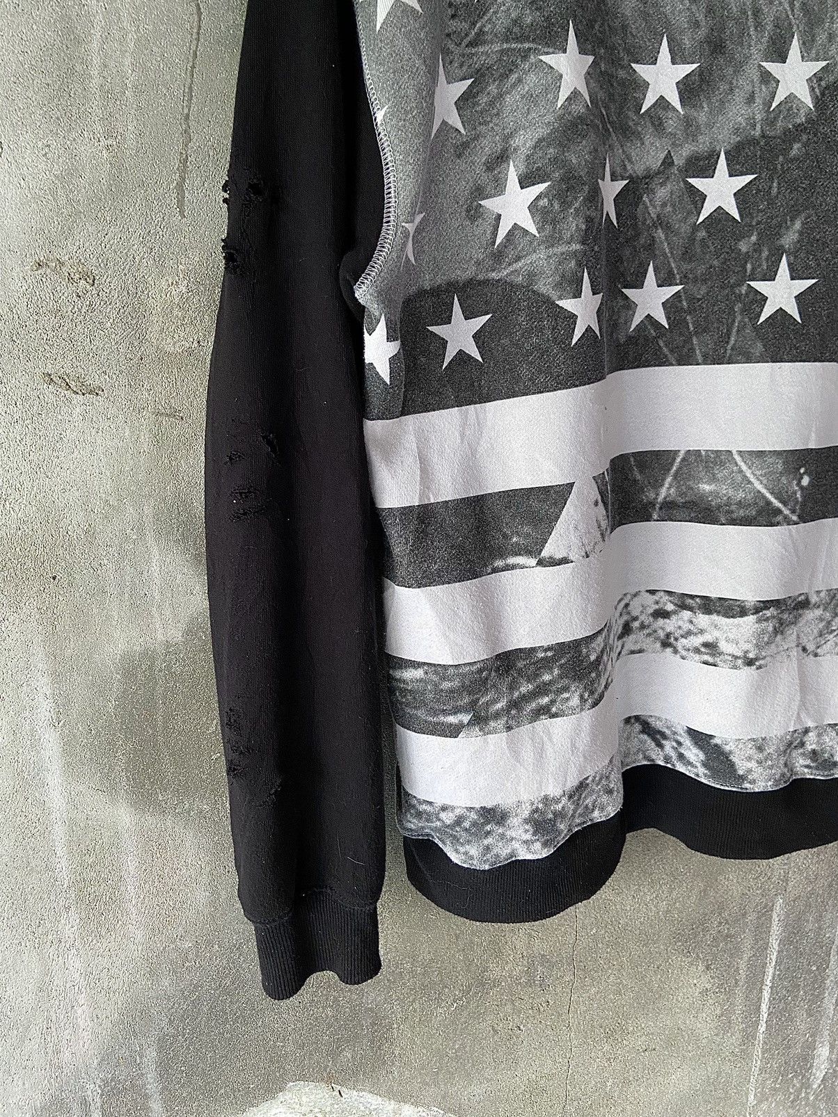 Hysteric Glamour × If Six Was Nine × Japanese Brand B ONE SOUL DISTRESSED HOODIE AMERICAN FLAG Size US L / EU 52-54 / 3 - 17 Thumbnail