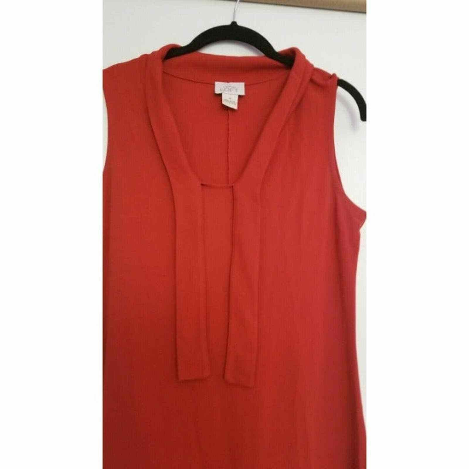 Ann Taylor Burnt Orange Ann Taylor LOFT Dress Size 4 Womens Ladies Slee Size S / US 4 / IT 40 - 4 Thumbnail