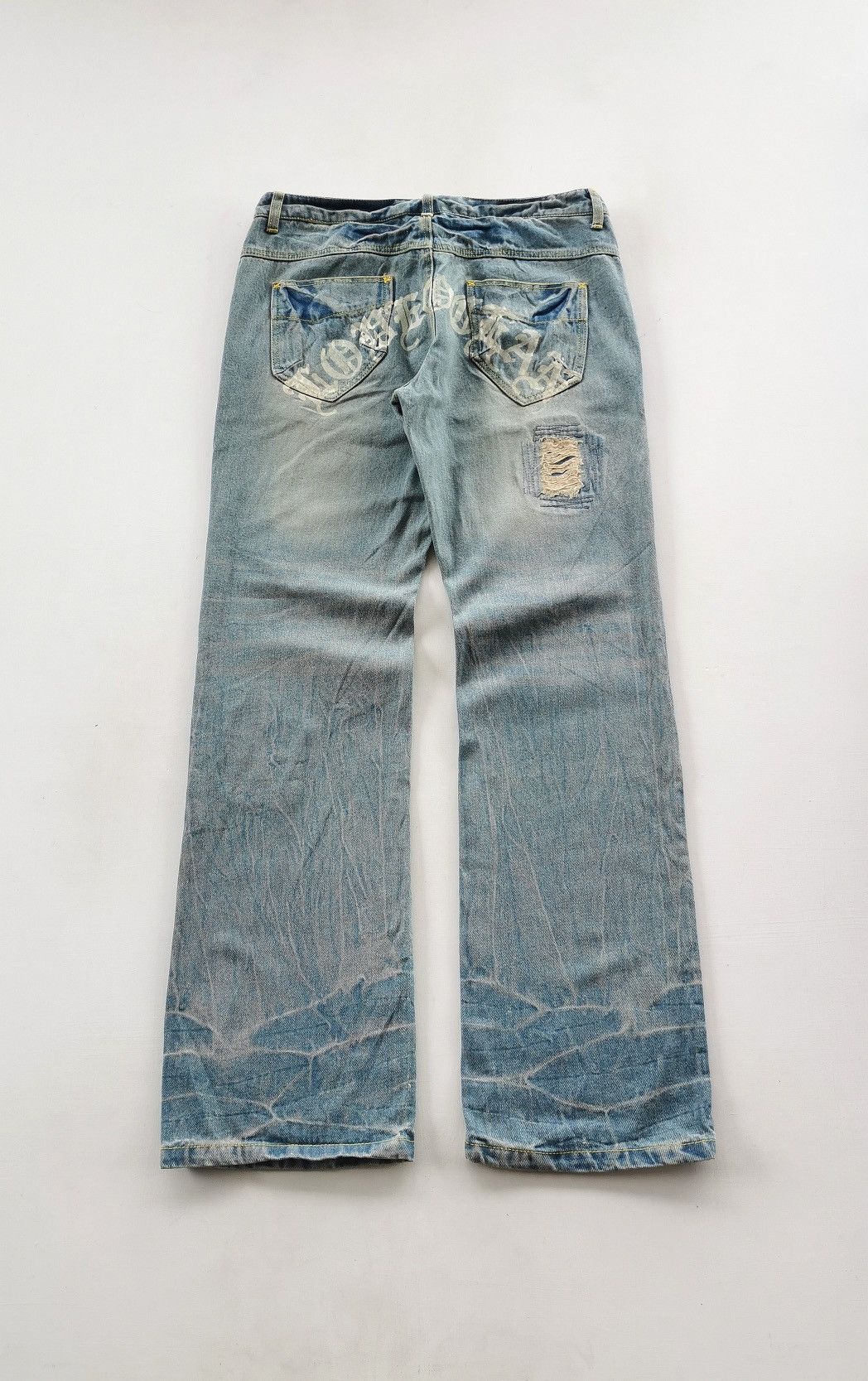 Vintage Vintage Body Glove Love Ocean Tribal Print Loose Fit Jeans Size US 33 - 7 Thumbnail