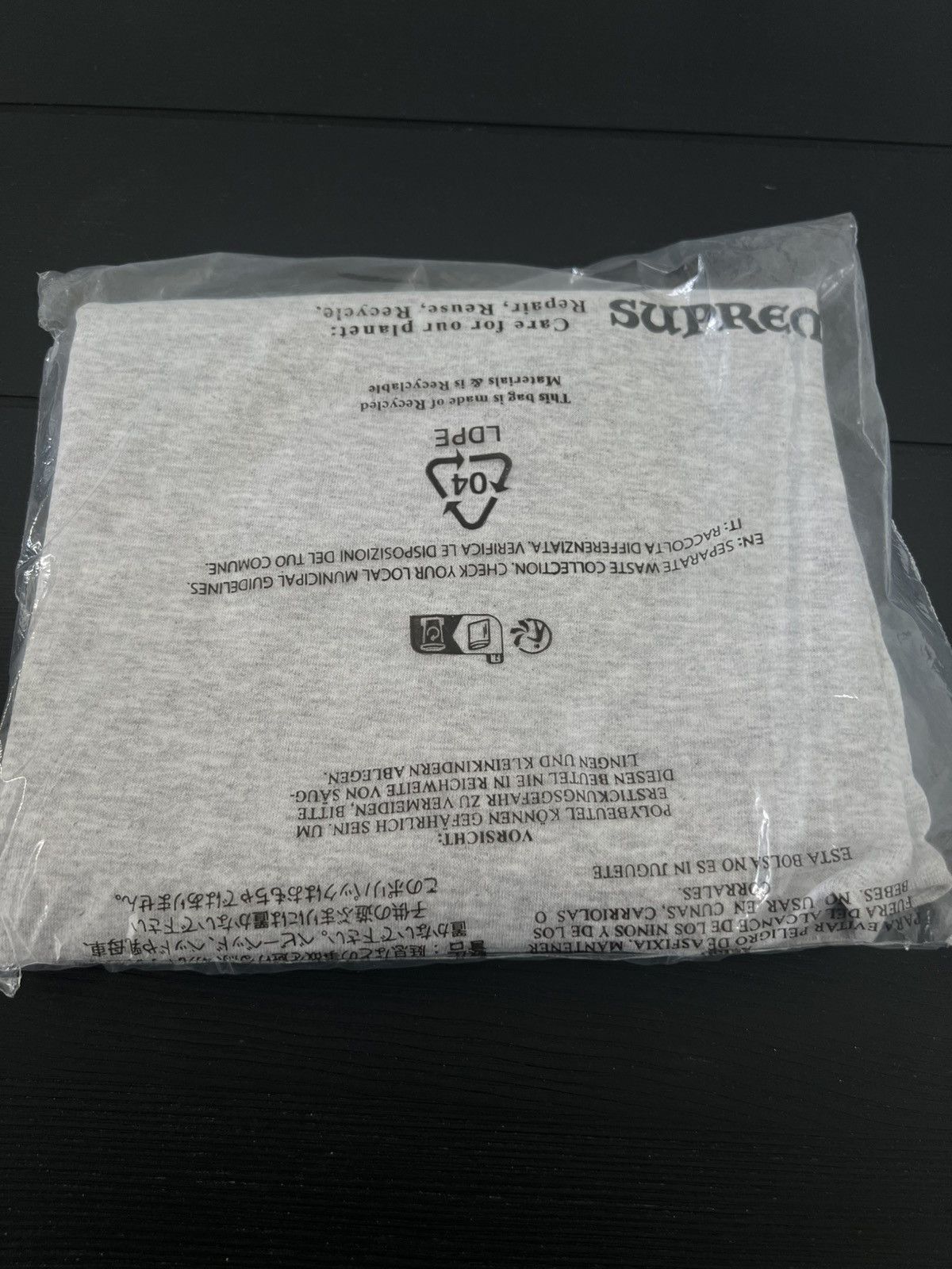 Supreme Supreme Worship Tee Ash Grey Large Size US L / EU 52-54 / 3 - 4 Thumbnail