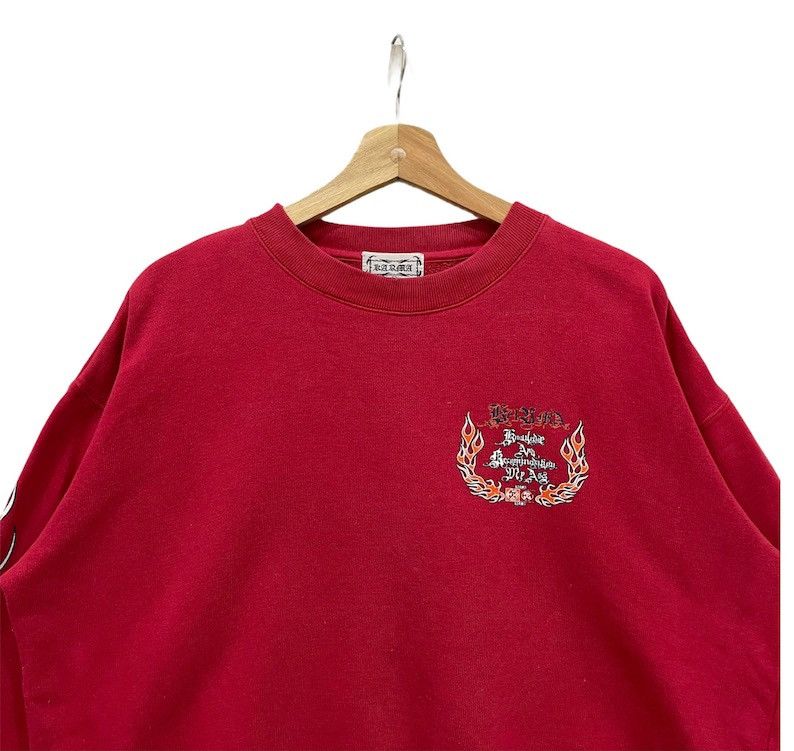 KMRii Vintage!! Los Angeles Karma Crewneck Sweater Sweatshirt Size US L / EU 52-54 / 3 - 3 Thumbnail