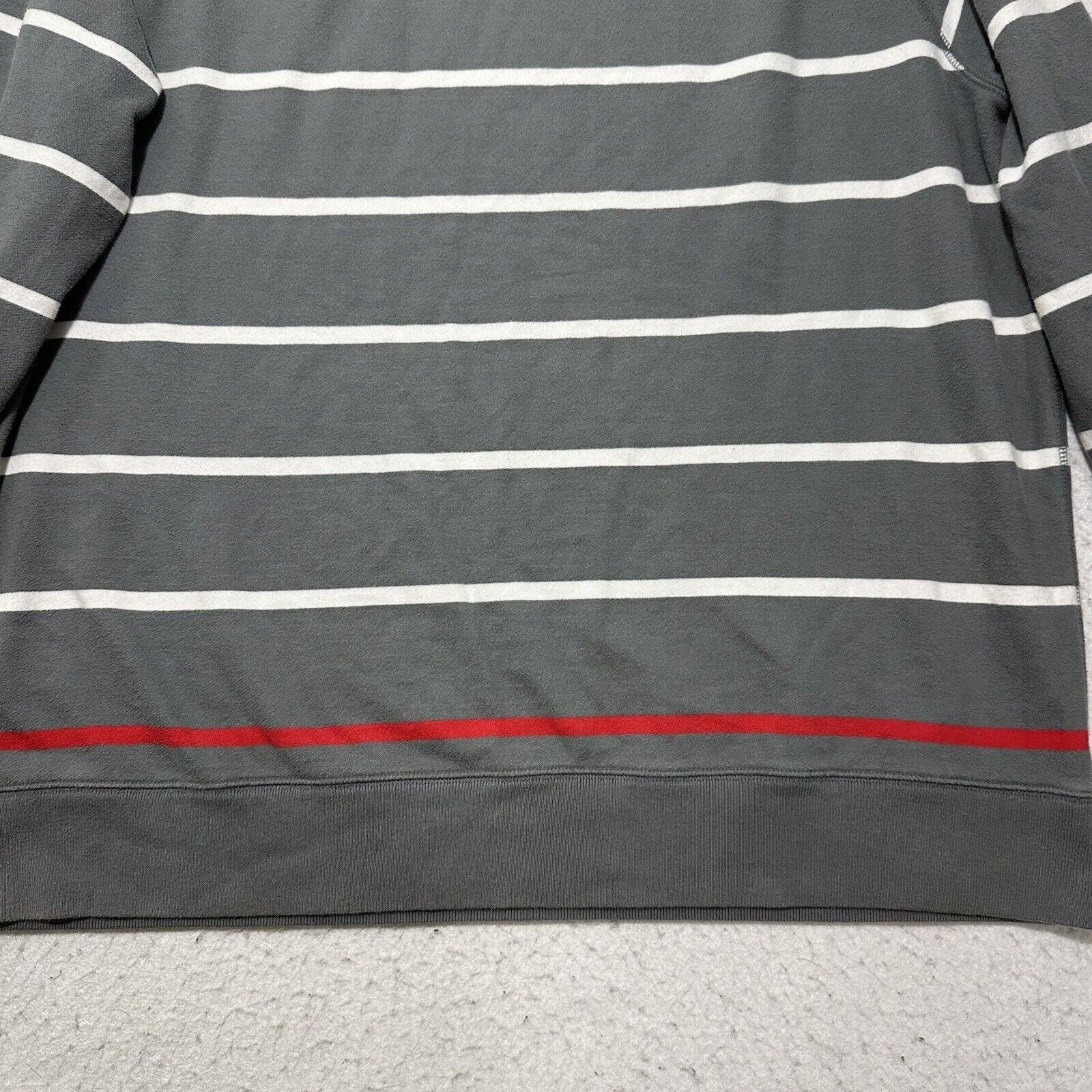 Lands' End The Outfitters Lands' End XL Sweater Gray Striped Pullover Size US XL / EU 56 / 4 - 14 Thumbnail