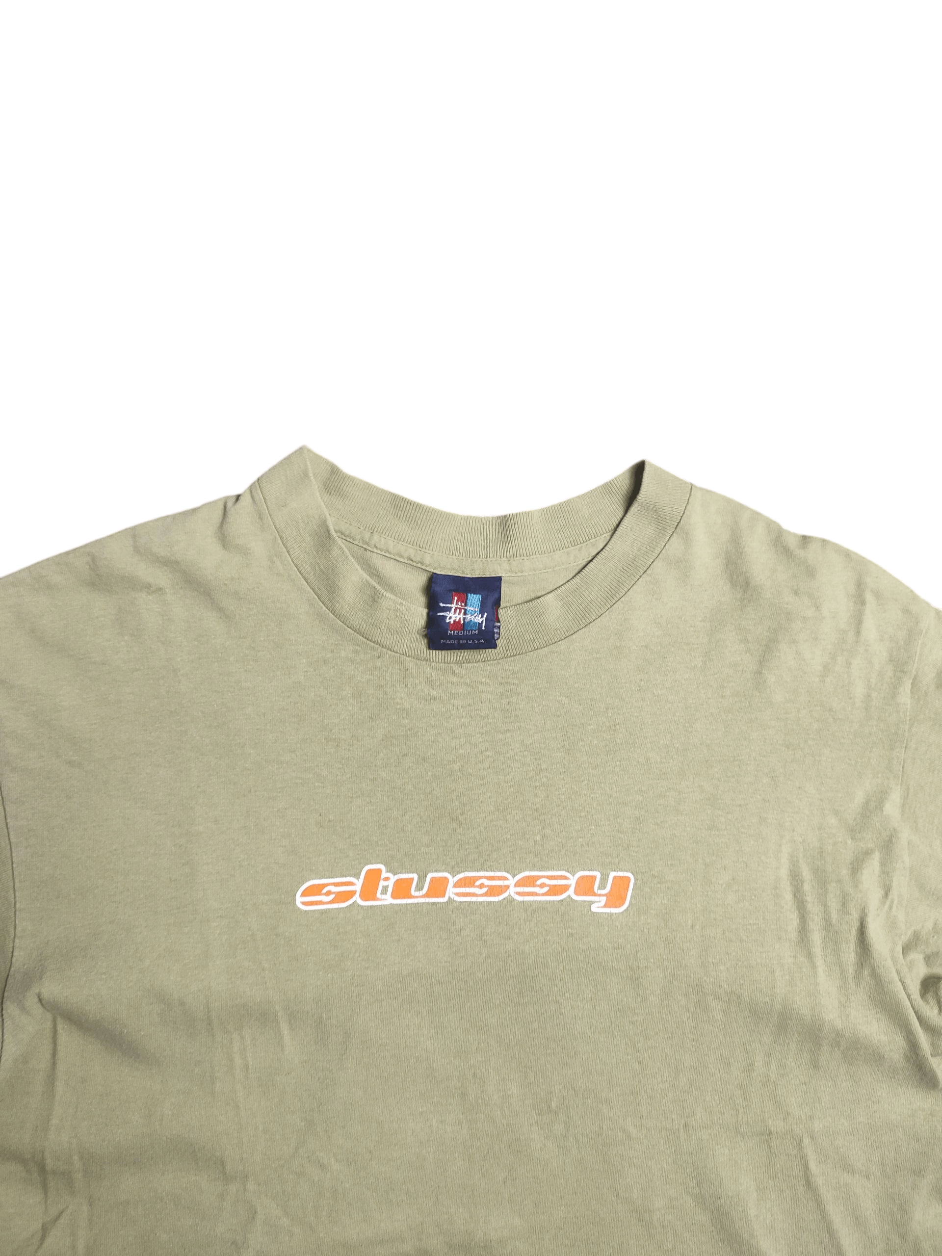 Stussy [DELETED] Stussy Spell Out 90s Vintage Tshirts Size US M / EU 48-50 / 2 - 1 Thumbnail