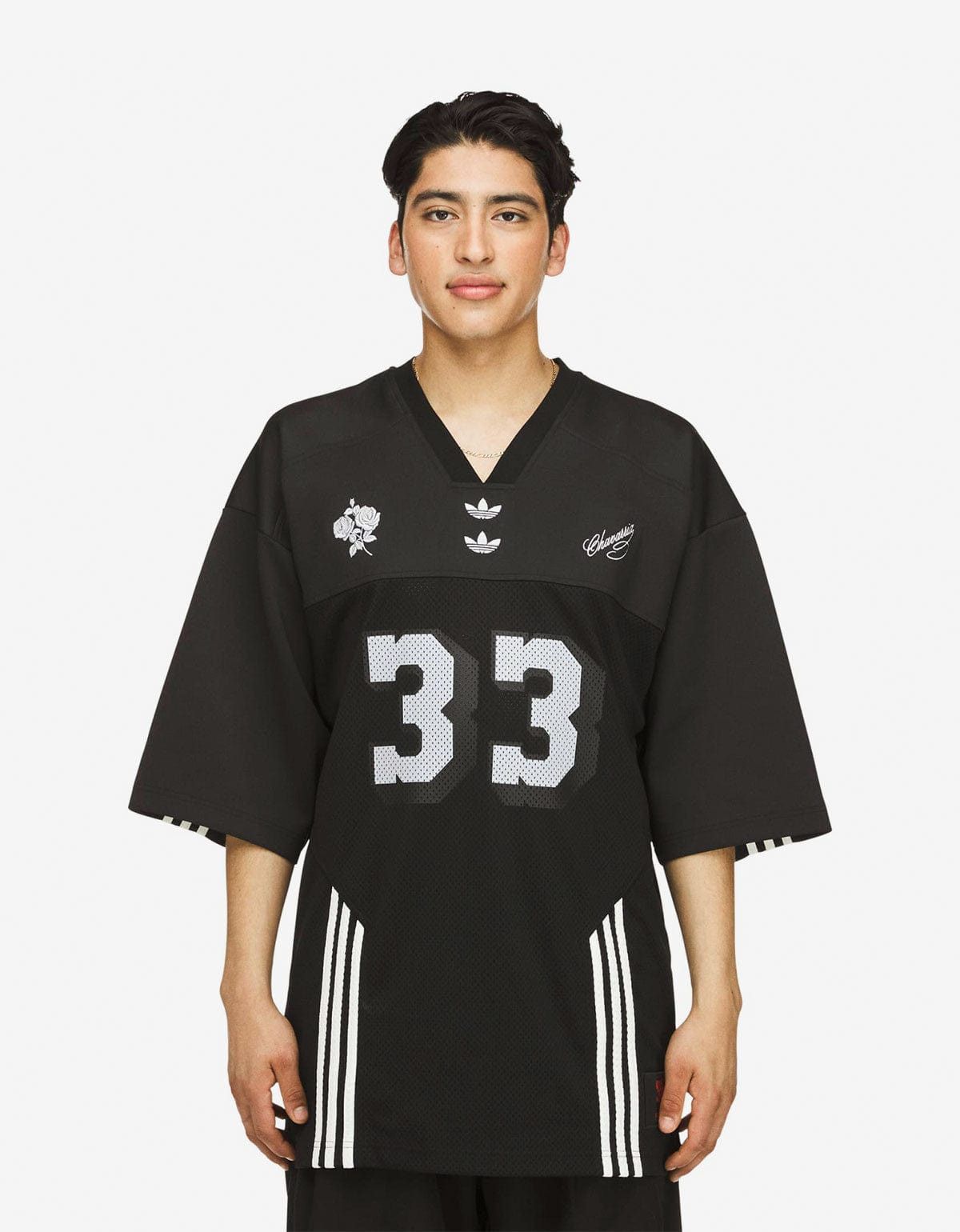 ☆Adidas x Willy Chavarria☆Football Jersey Black Adidas X Willy Chavarria Football Jersey Black – ESSXNYC