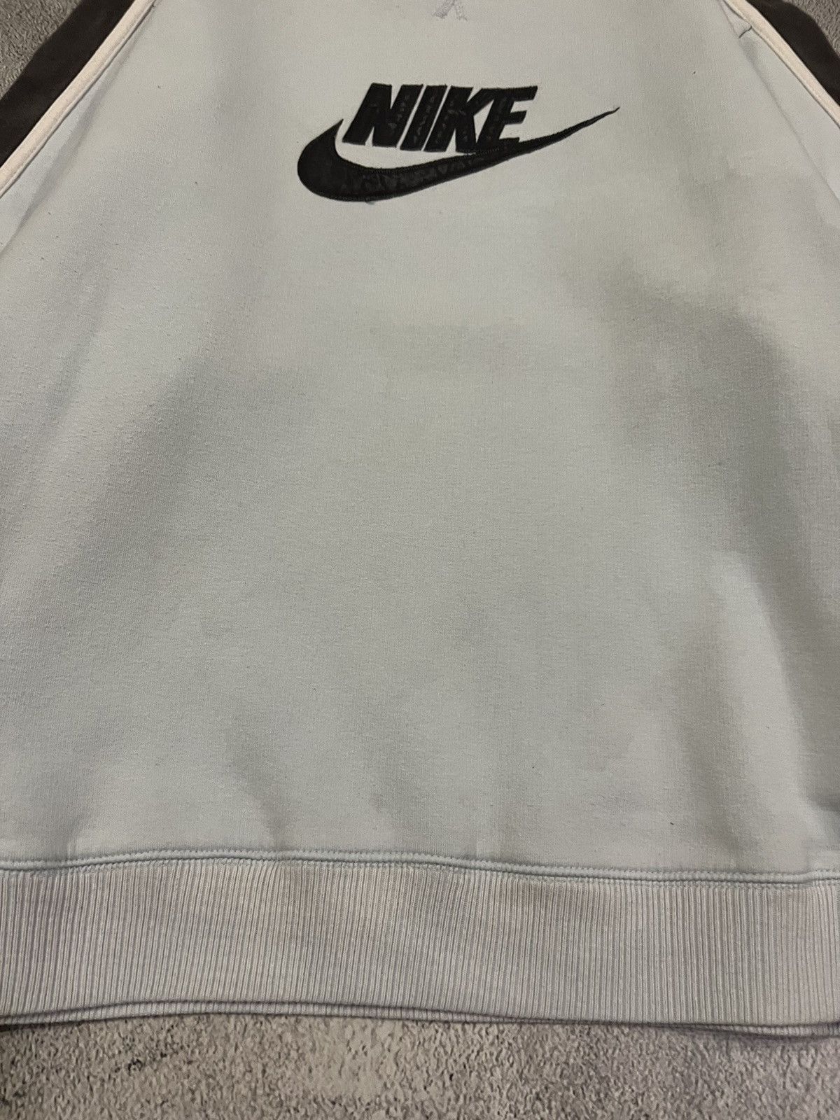 Nike × Vintage Vintage Y2k Nike Big Logo Sweatshirt 00’s Light Blue Size US L / EU 52-54 / 3 - 13 Thumbnail