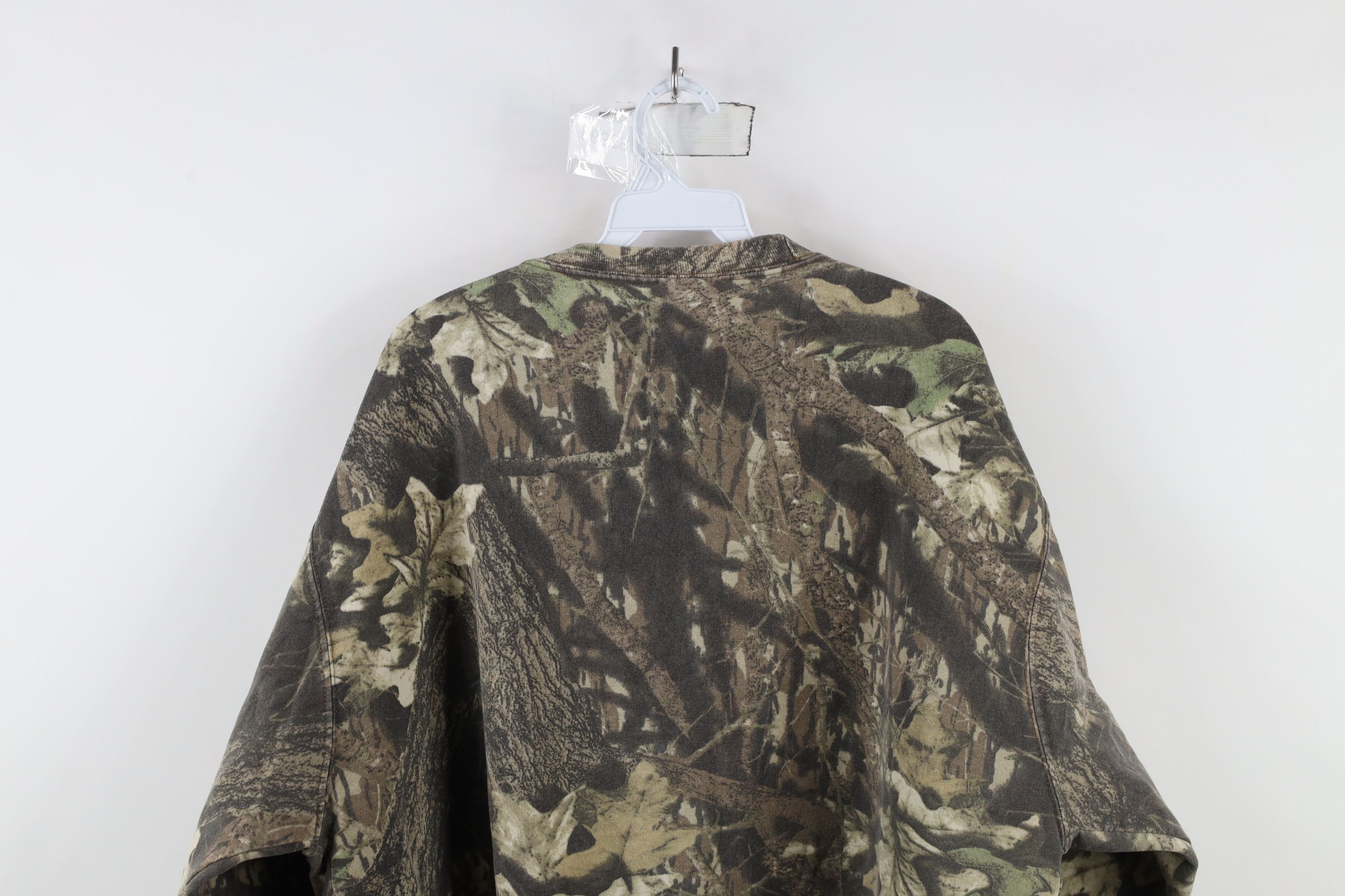 Mossy Oaks × Vintage Vintage 90s Mossy Oak Camouflage Crewneck Sweatshirt Size US XL / EU 56 / 4 - 9 Thumbnail