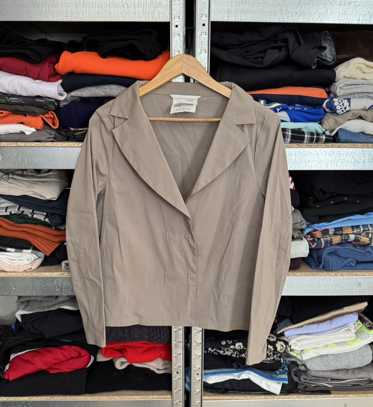 Annette Gortz × Designer Annette Gortz 38 ismo light blazer button up jacket Görtz Size M / US 6-8 / IT 42-44 - 15 Thumbnail
