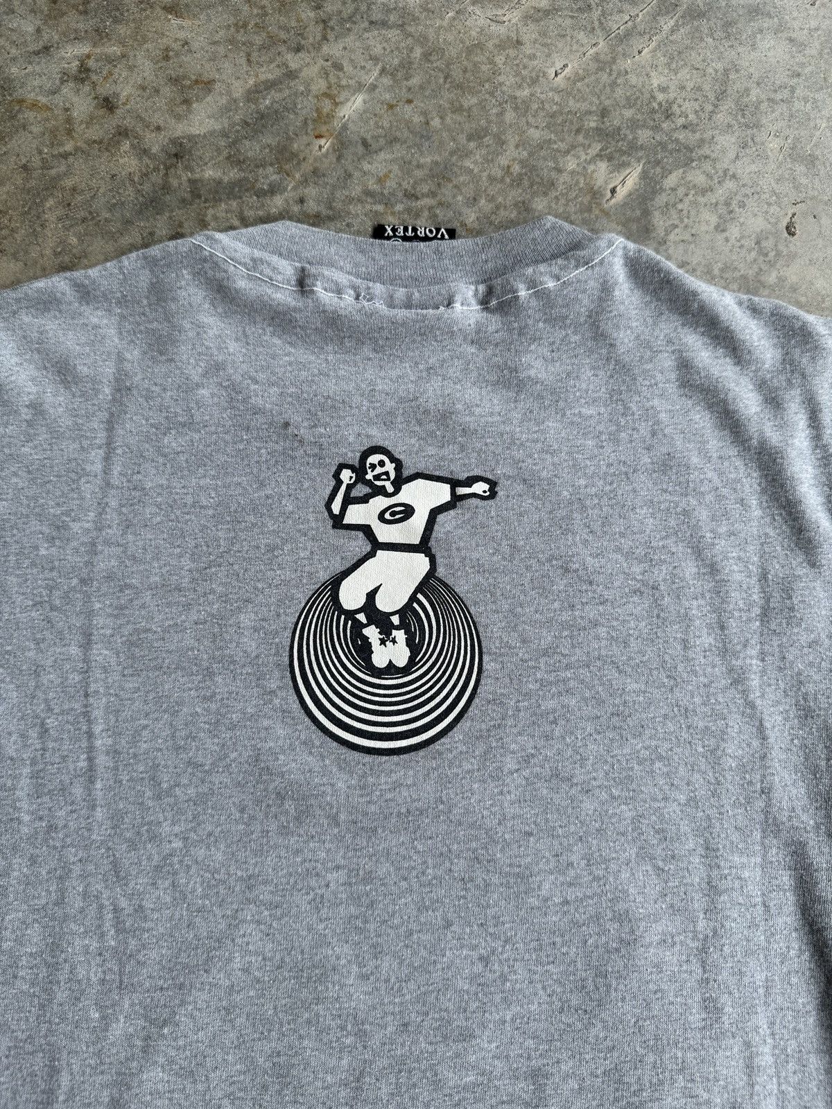 Japanese Brand × Vintage *RARE* Vintage 90s T-Shirt Vortex Atom Bomb Rave Gabber Tee Size US L / EU 52-54 / 3 - 11 Thumbnail