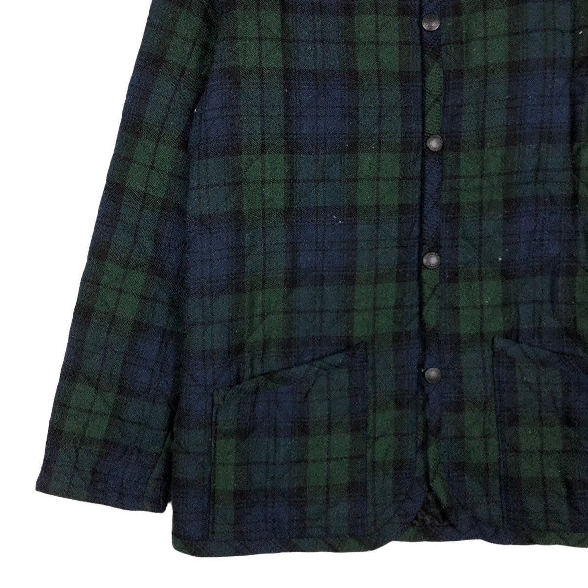 Japanese Brand 🔥Quilted Jacket Button Lavenham Made in England Rare Size US M / EU 48-50 / 2 - 4 Thumbnail