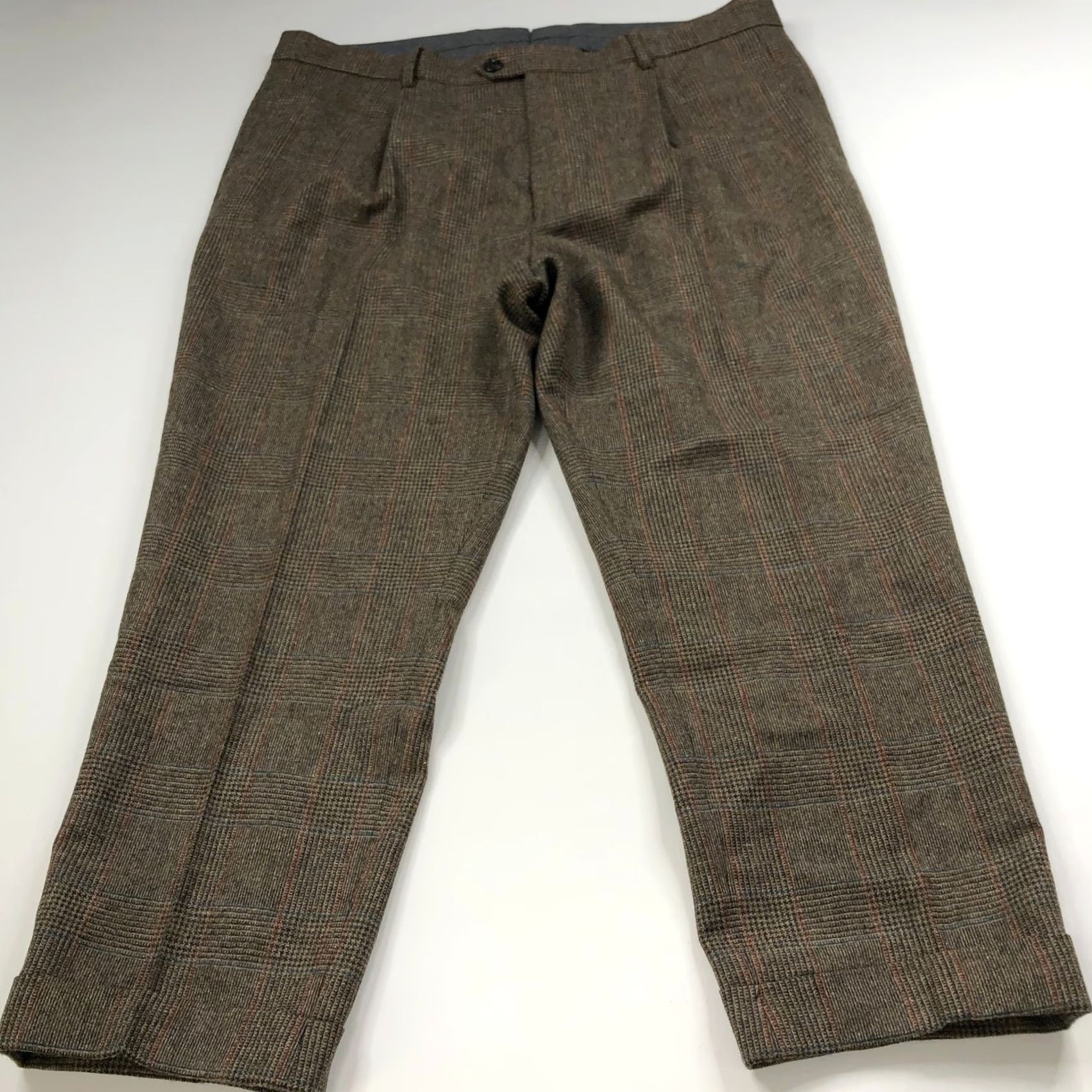Polo Ralph Lauren Polo Ralph Lauren Dress Pants Wool Brown 38x32 Regular Straight Front Modern Vintage: No Size US 38 / EU 54 - 2 Thumbnail