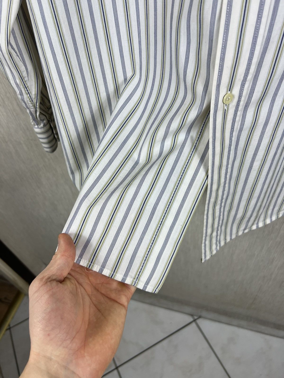 Burberry Vintage Burberrys of London archival striped button up shirt Size US L / EU 52-54 / 3 - 9 Thumbnail