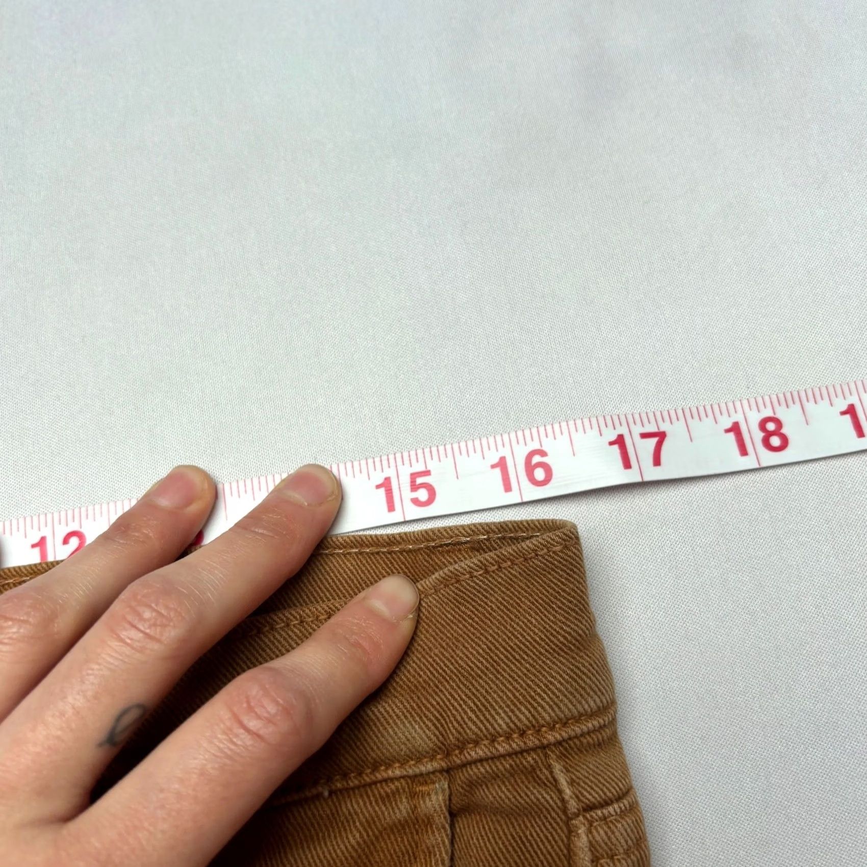Imogene + Willie VINTAGE Imogene and Willie Archive Olivia Pants Womens 30x28.5 Button Fly Brown Chino Preowned Size 30" / US 8 / IT 44 - 5 Thumbnail