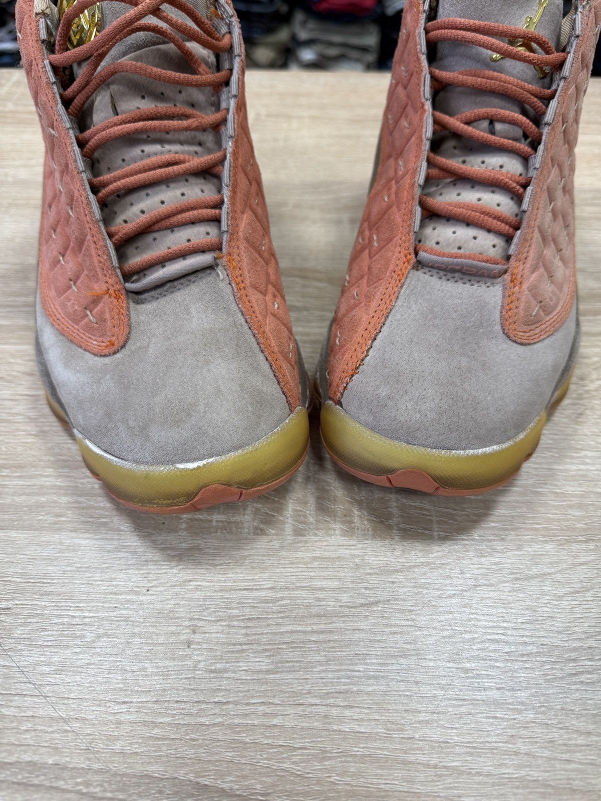 CLOT × Jordan Brand 🇺🇸 CLOT x Air Jordan 13 Retro NRG Low Terracotta US 8.5 Size US 8.5 / EU 41-42 - 11 Thumbnail