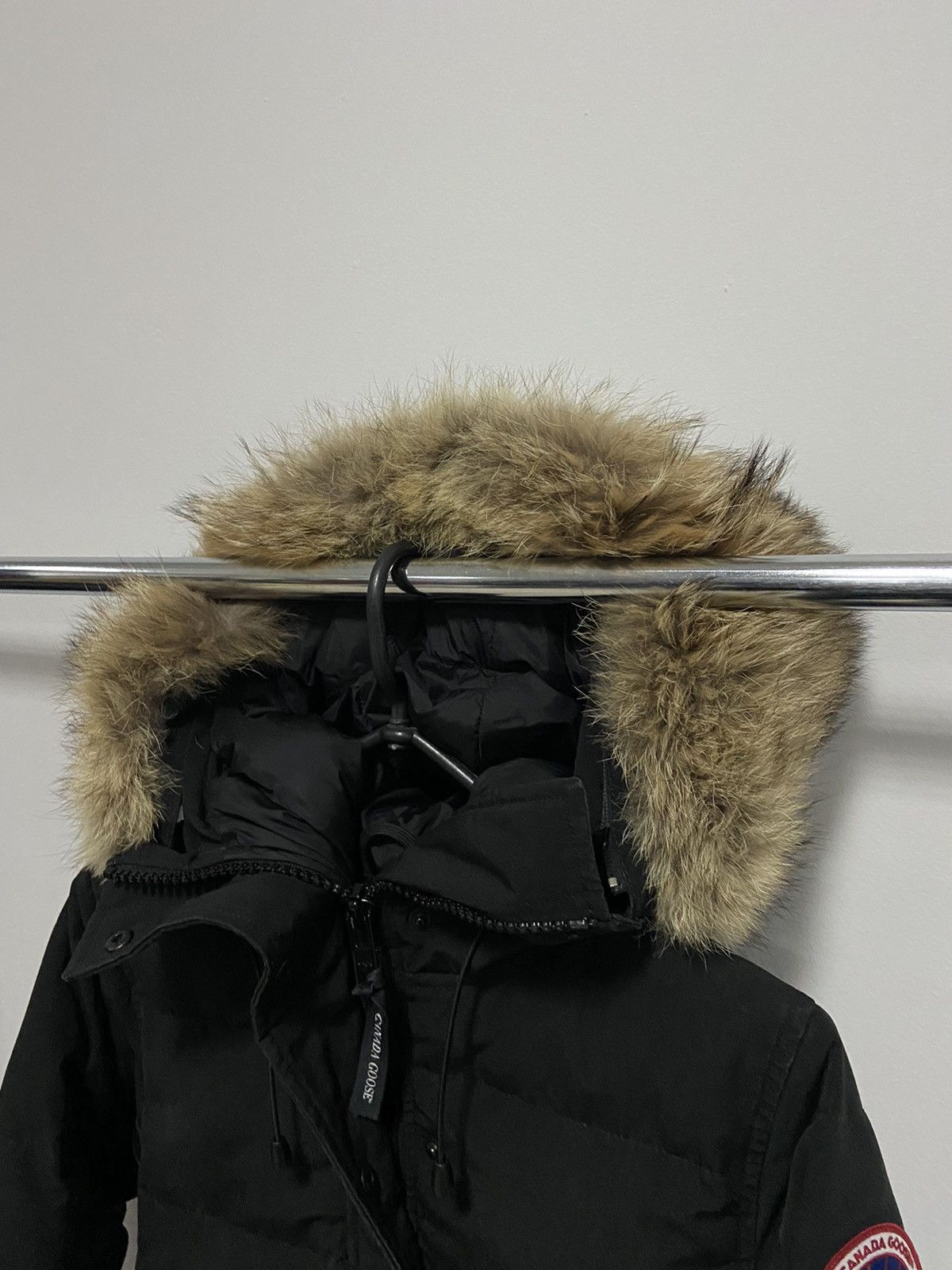 Canada Goose × Vintage Canada Goose shelburne Parka Jacket Vintage Hooded fur Size XS / US 0-2 / IT 36-38 - 5 Thumbnail