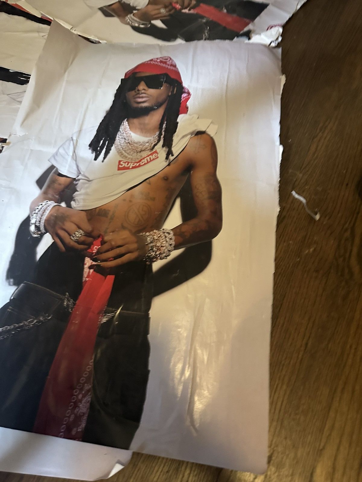 Supreme PlayBoi Carti Supreme Poster Size ONE SIZE - 3 Thumbnail