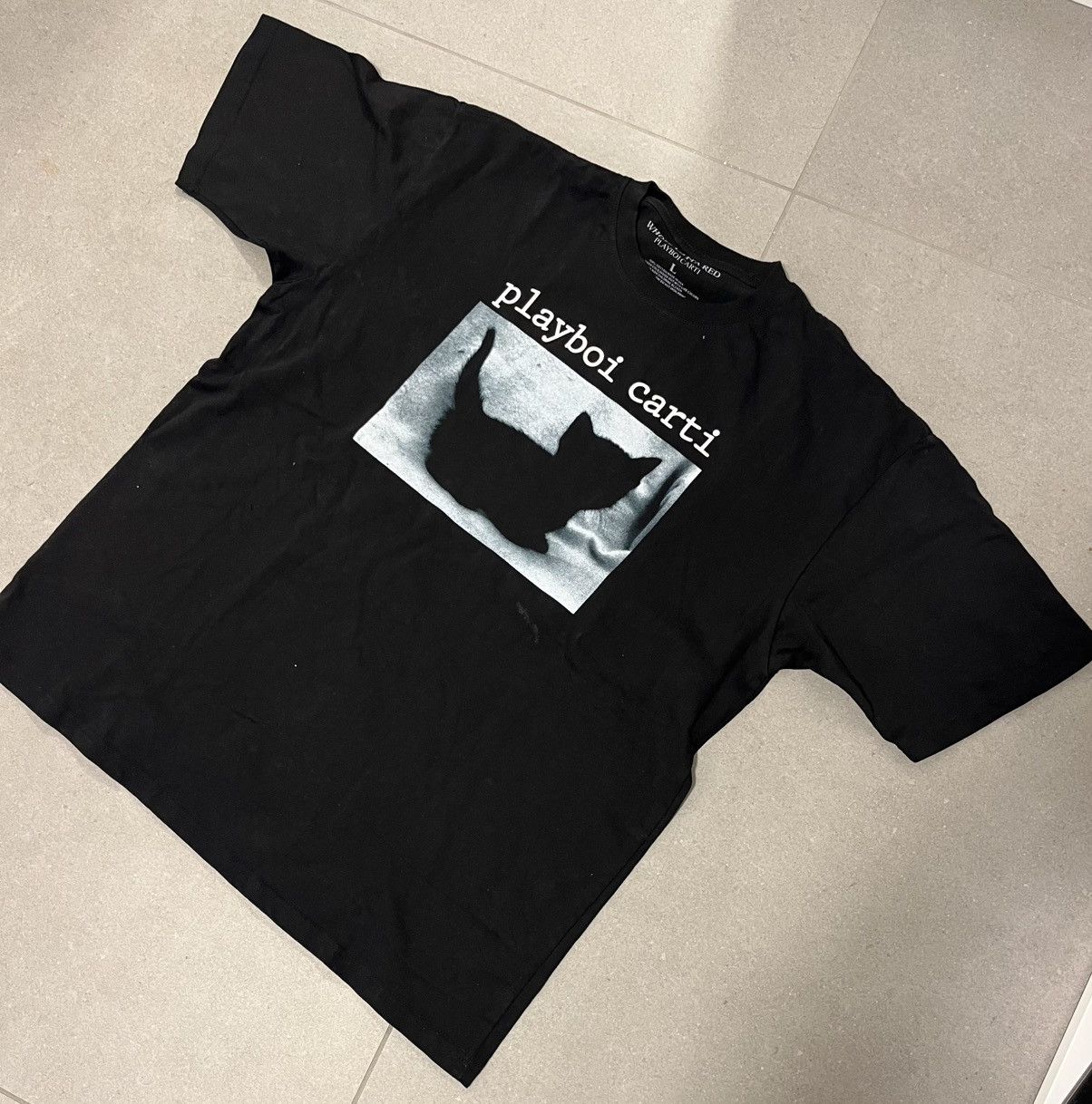 Playboi Carti Black Leather Devil Playboi Carti T-Shirt | Grailed