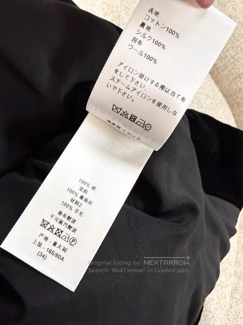 Dior Dior Velvet slim long-sleeved suit jacket Size XXS / US 00 / IT 34 - 7 Thumbnail