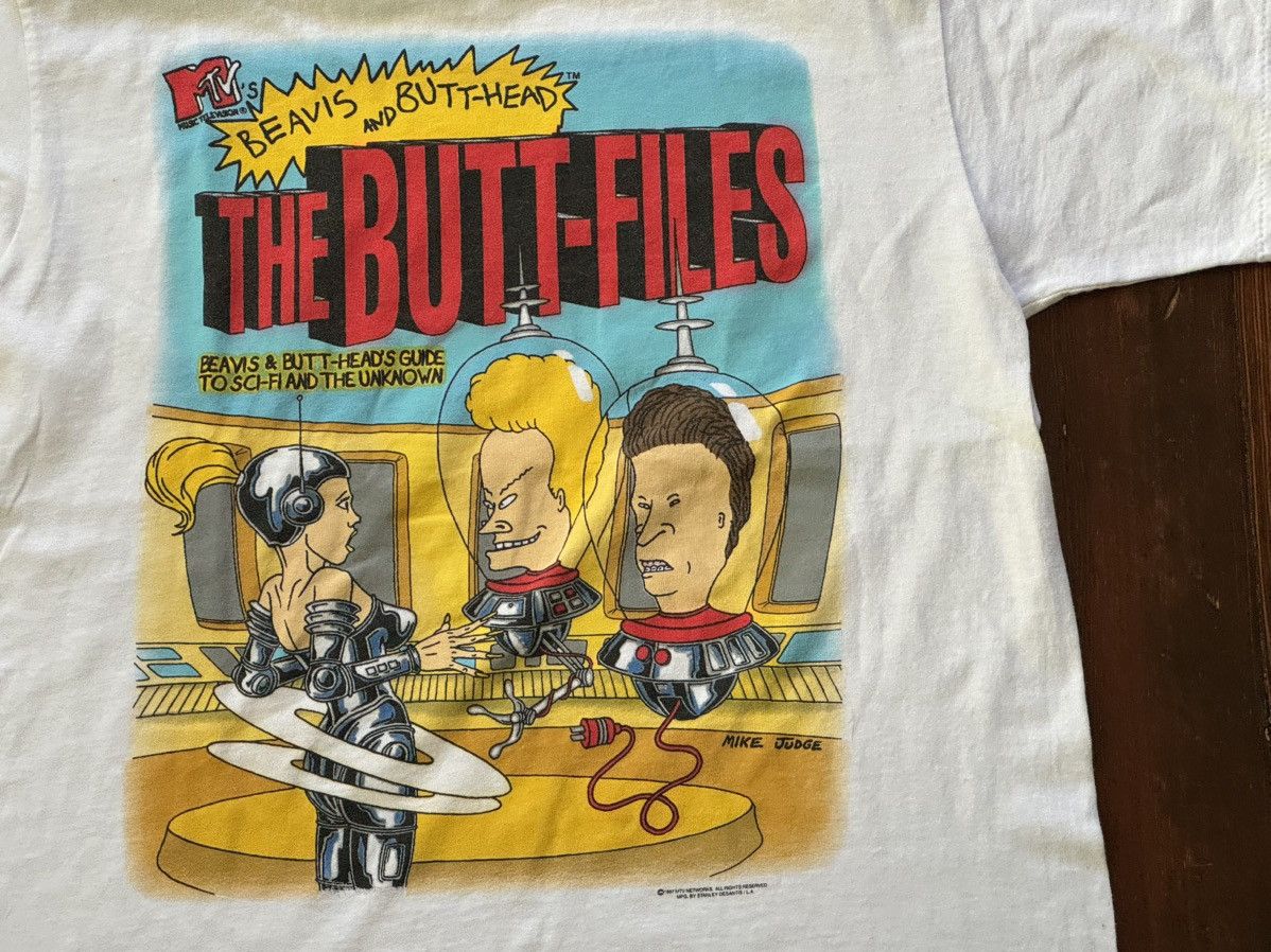 Vintage Vintage Beavis and Butthead The Buttfiles Shirt M Size US M / EU 48-50 / 2 - 2 Thumbnail