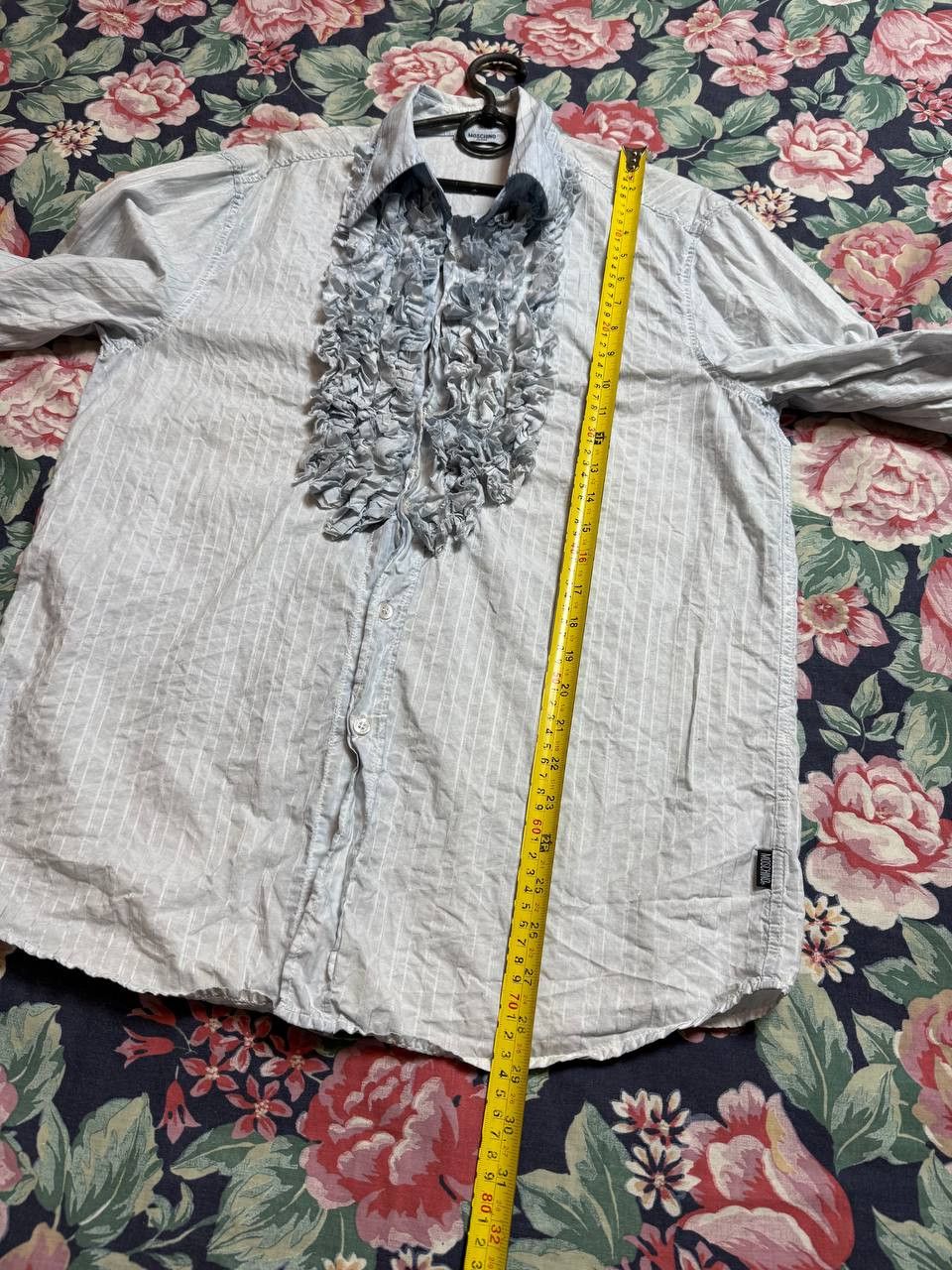 Moschino Vintage Moschino Classic Fit Button Up Shirt Size L Size L / US 10 / IT 46 - 19 Thumbnail