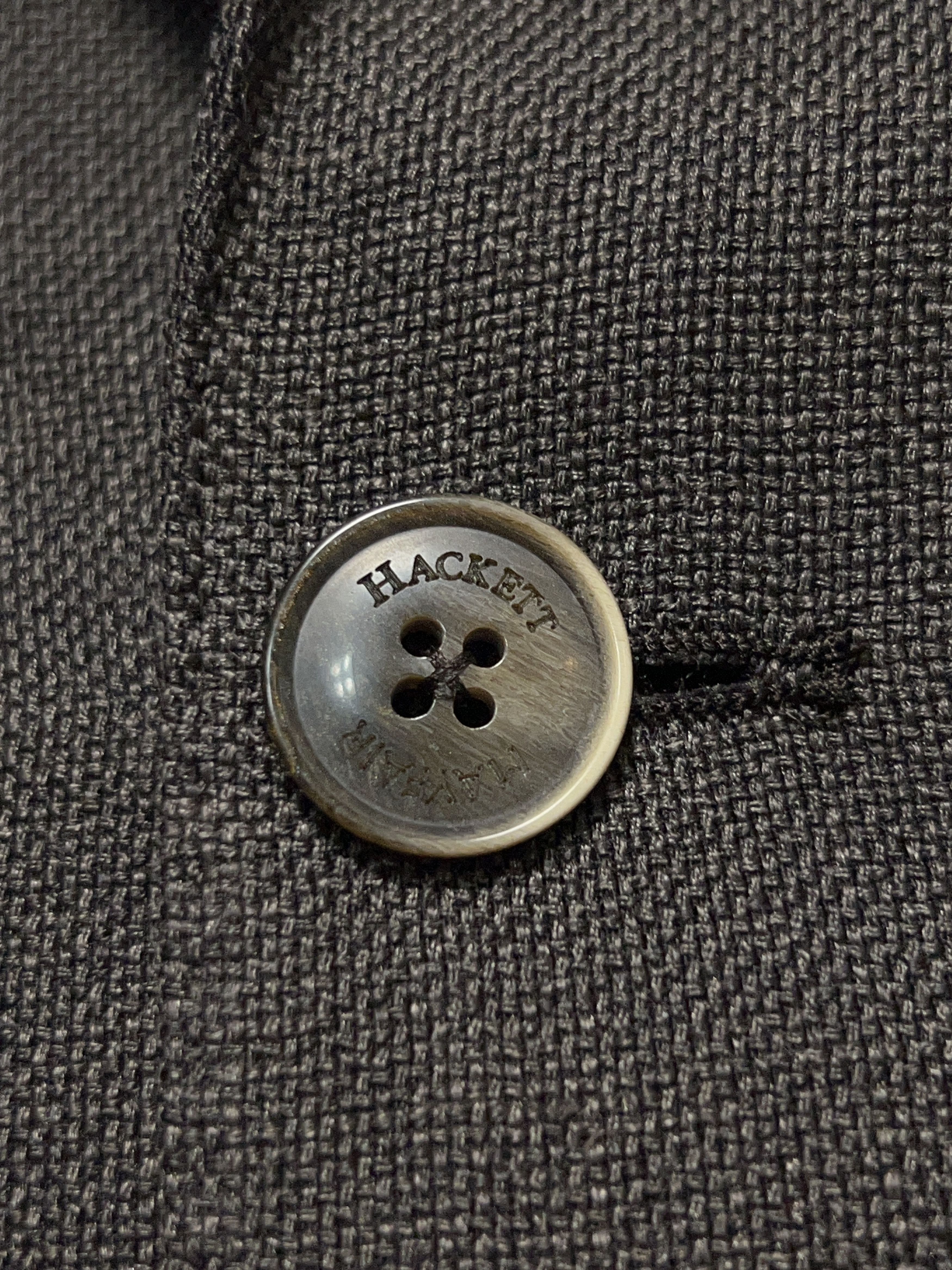 Hackett × Loro Piana Mens London Mayfair Hopsack Blazer Sport Coat Jacket Size 38R - 5 Thumbnail
