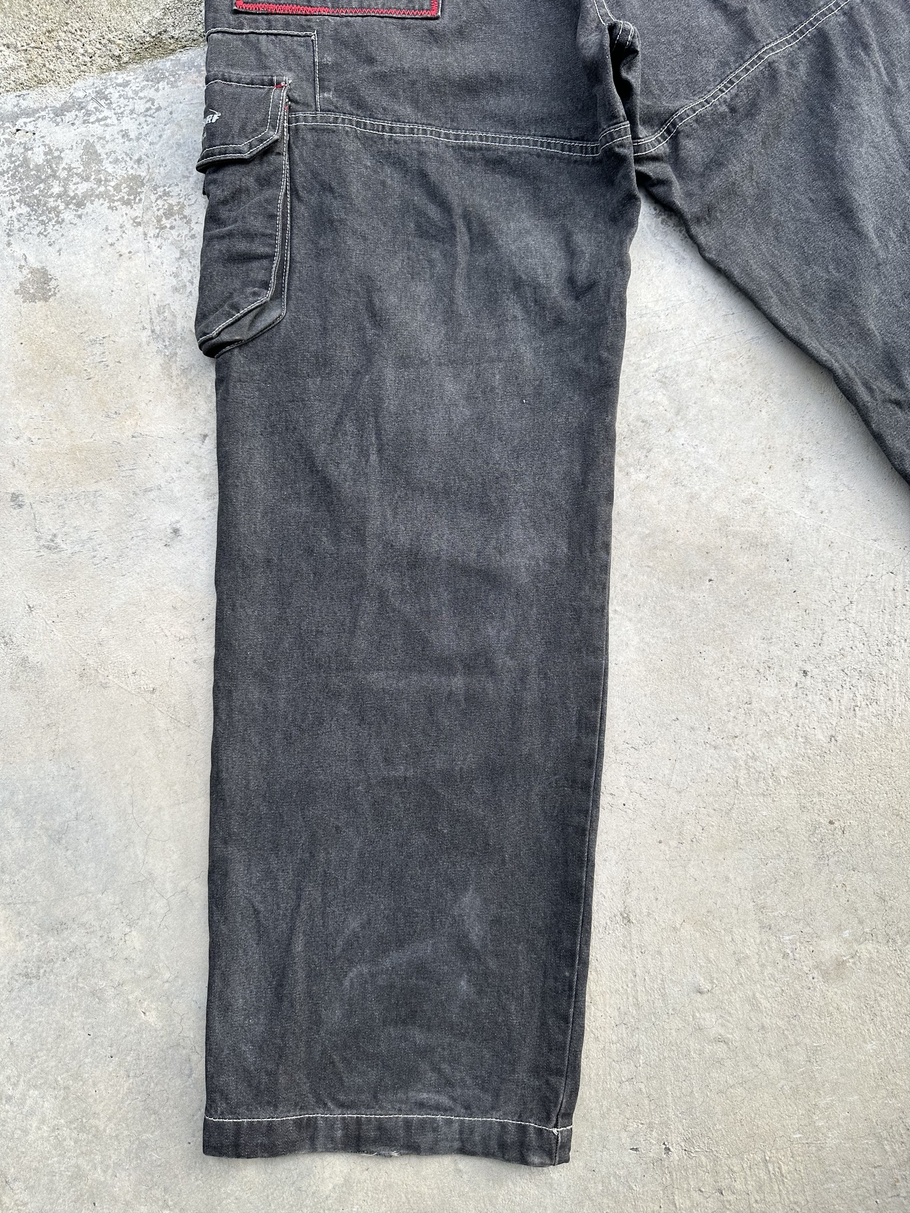 JNCO Vintage 90s Pj’s Surf Baggy Denim Multi Pocket Jeans Size US 29 - 8 Thumbnail