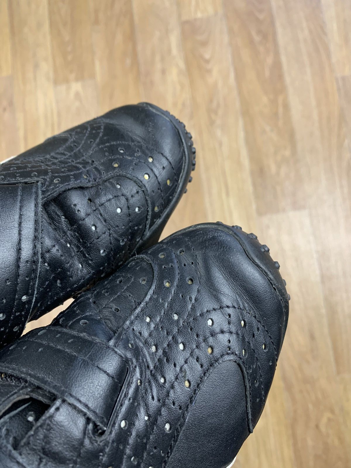 Japanese Brand Puma Mostro Rare Clasic Derby Black Leather Archive Shoes Size US 8 / IT 38 - 9 Thumbnail