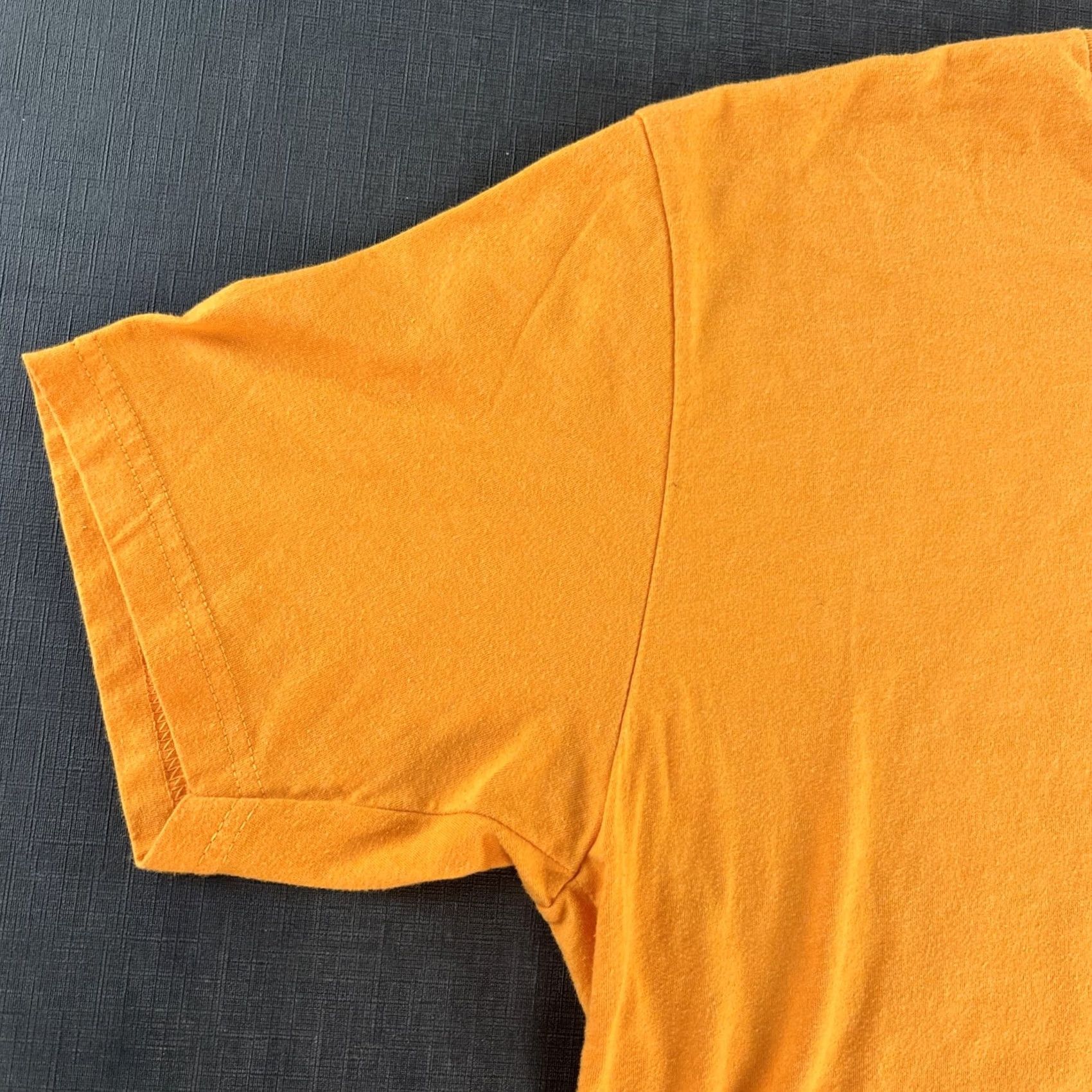 Vintage Hoof Hearted Brewing L T-Shirt Skateboarder Graphic Ohio Beer Mens Orange Size US L / EU 52-54 / 3 - 7 Thumbnail