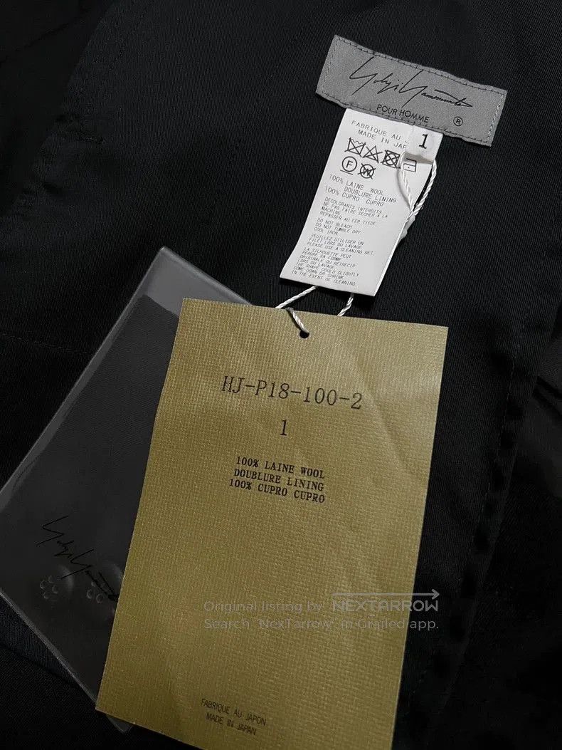 Yohji Yamamoto Yohji Yamamoto Wool Drop-Crotch Pants. Size US 32 / EU 48 - 4 Thumbnail