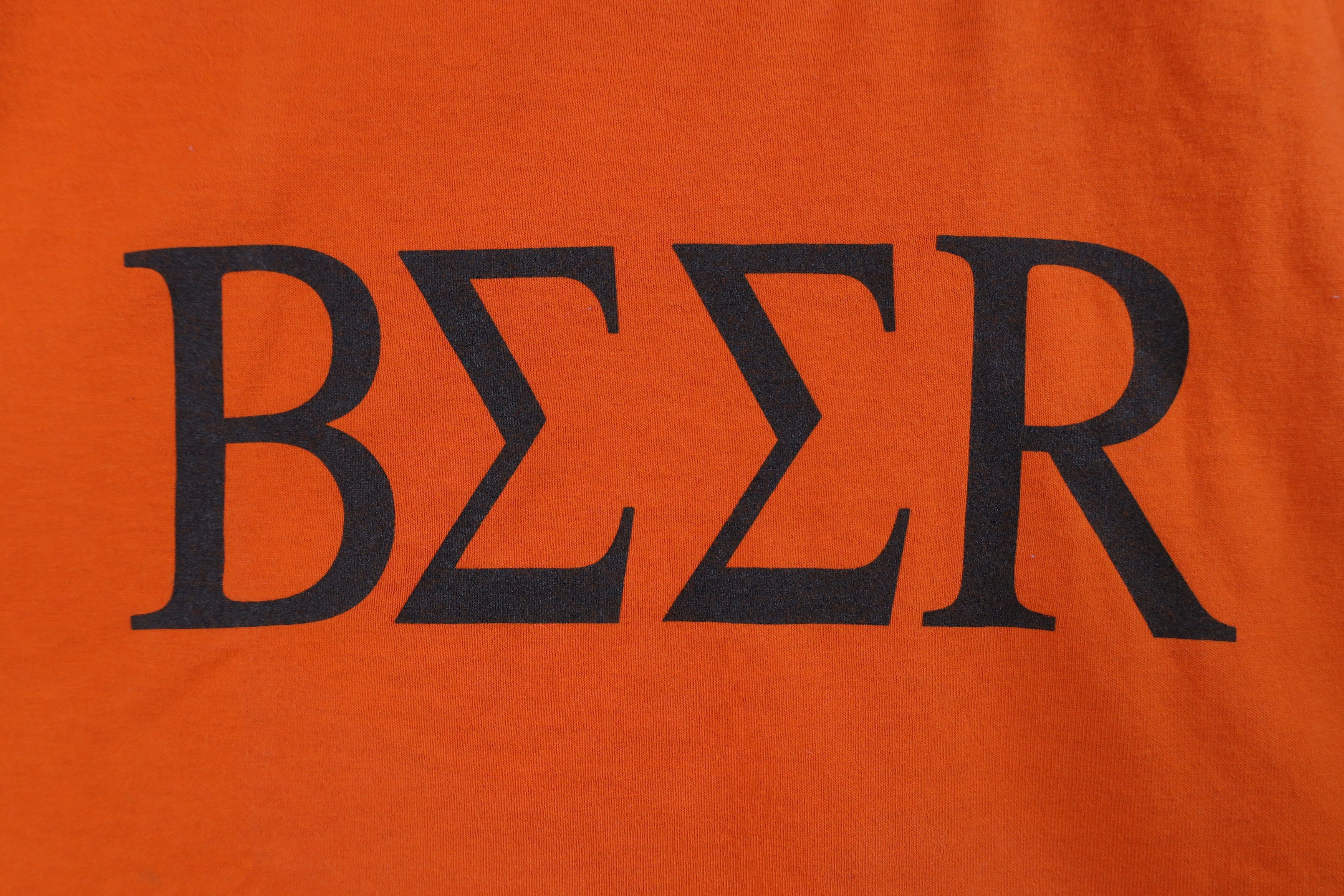 Vintage Vintage 90s Streetwear Fraternity Greek Letter Beer T-Shirt Size US XL / EU 56 / 4 - 4 Thumbnail