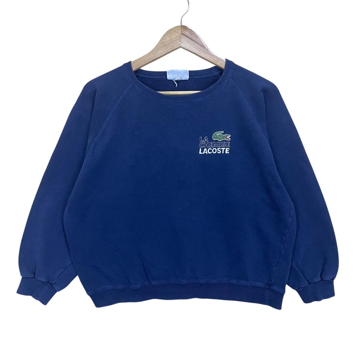 Lacoste Lacoste Embroidered Small Logo Cropped Crewneck Sweatshirt Size US S / EU 44-46 / 1 - 1 Thumbnail