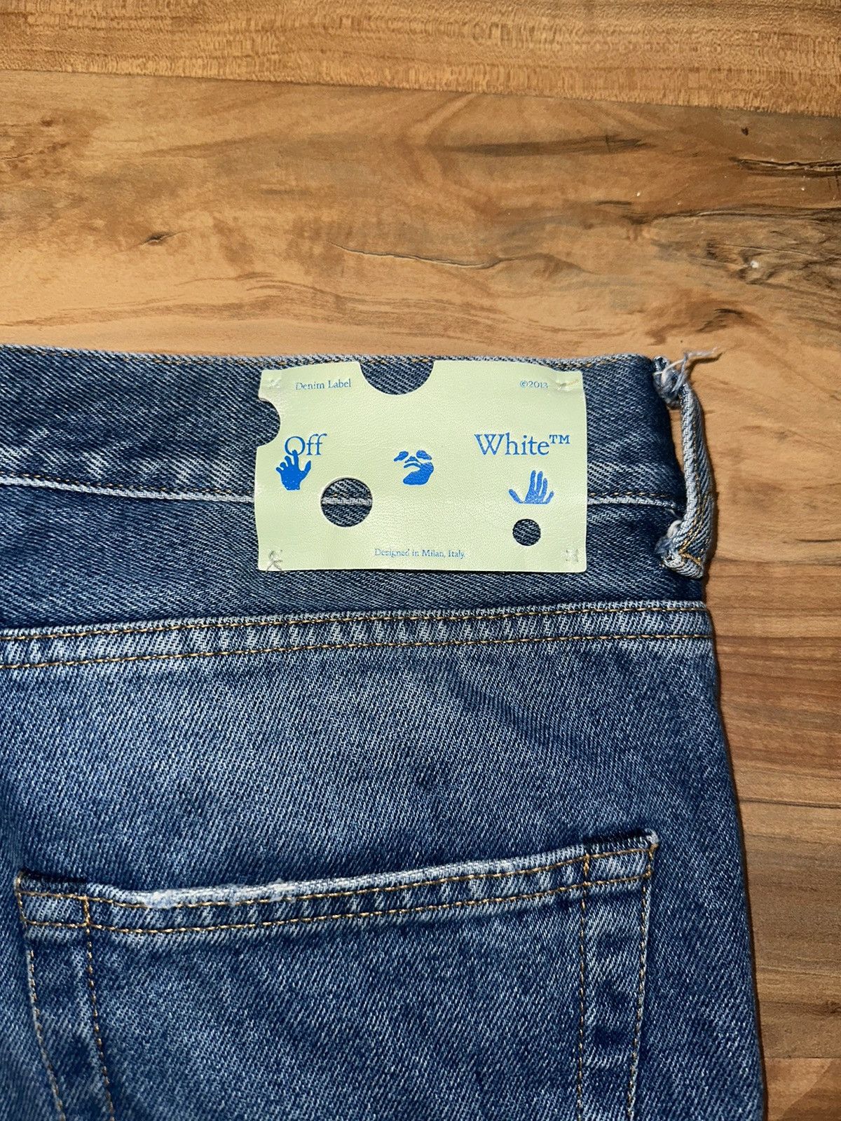 Off-White Off White Paper Clip Zipper Denim Size US 30 / EU 46 - 5 Thumbnail