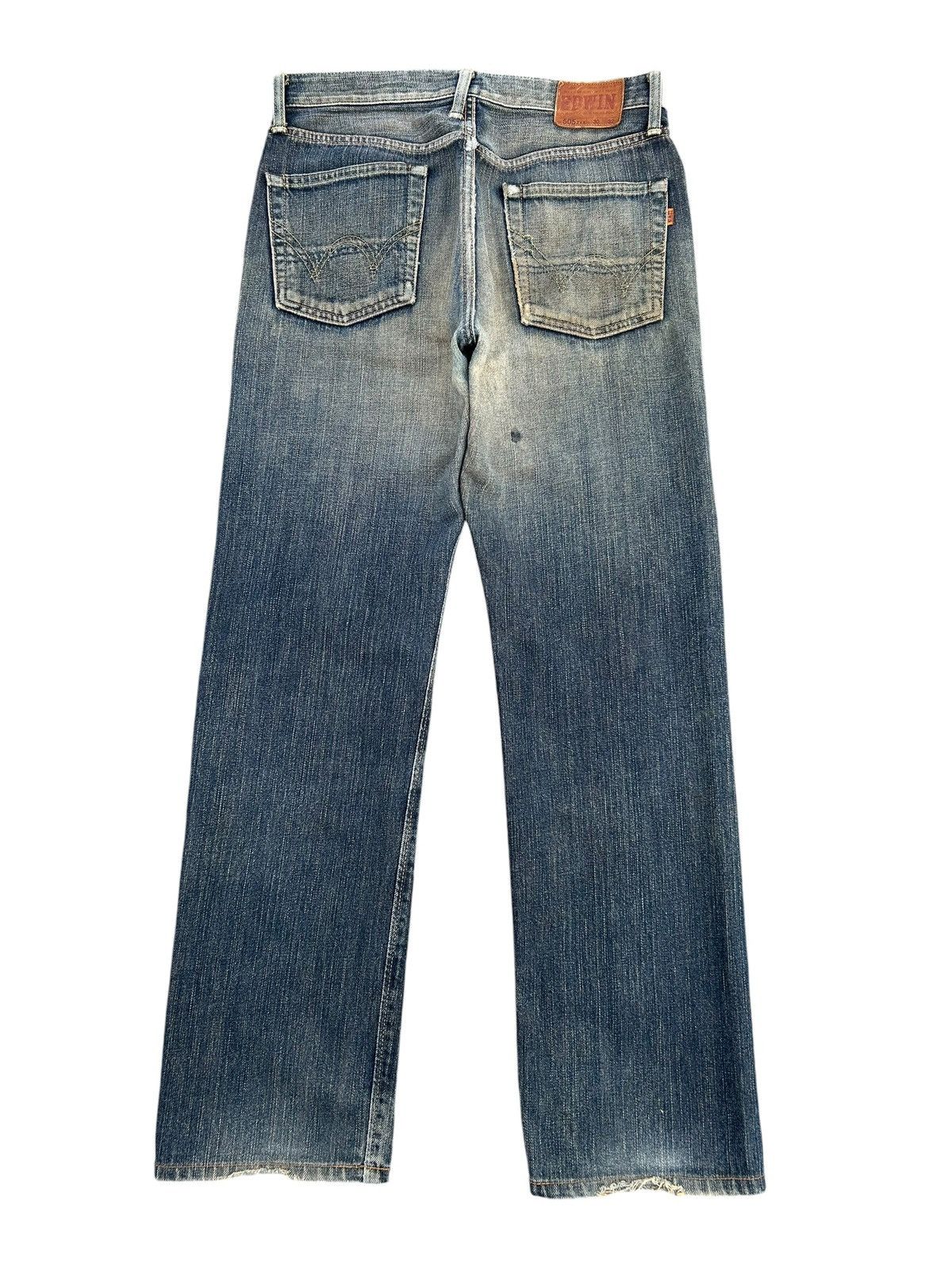 Kapital Vintage Edwin 505ZXX Selvedge Rusty Distressed Denim Jeans Size US 31 - 3 Thumbnail