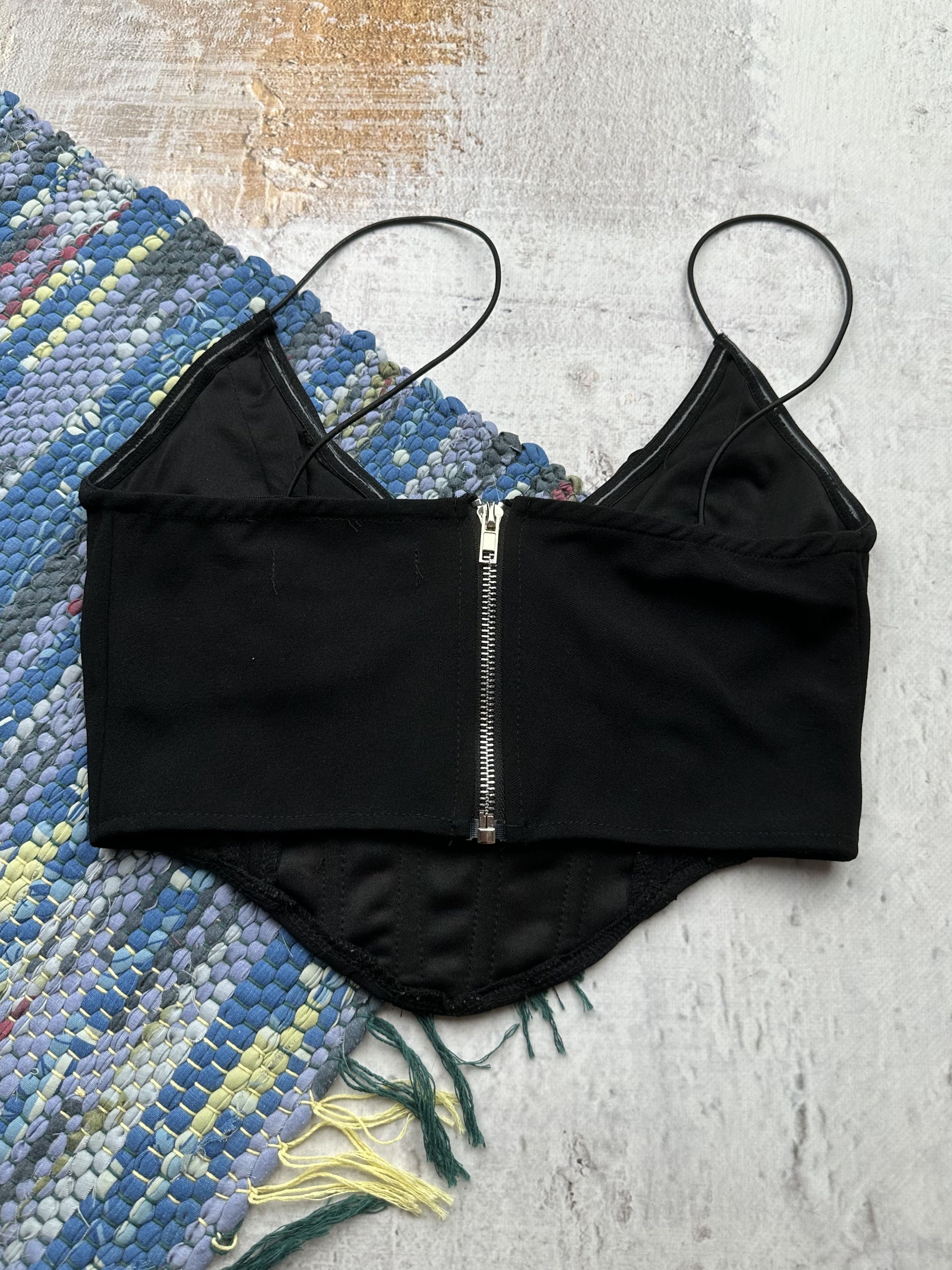 Japanese Brand Vintage Crop Top A676(348) Size S / US 4 / IT 40 - 2 Thumbnail