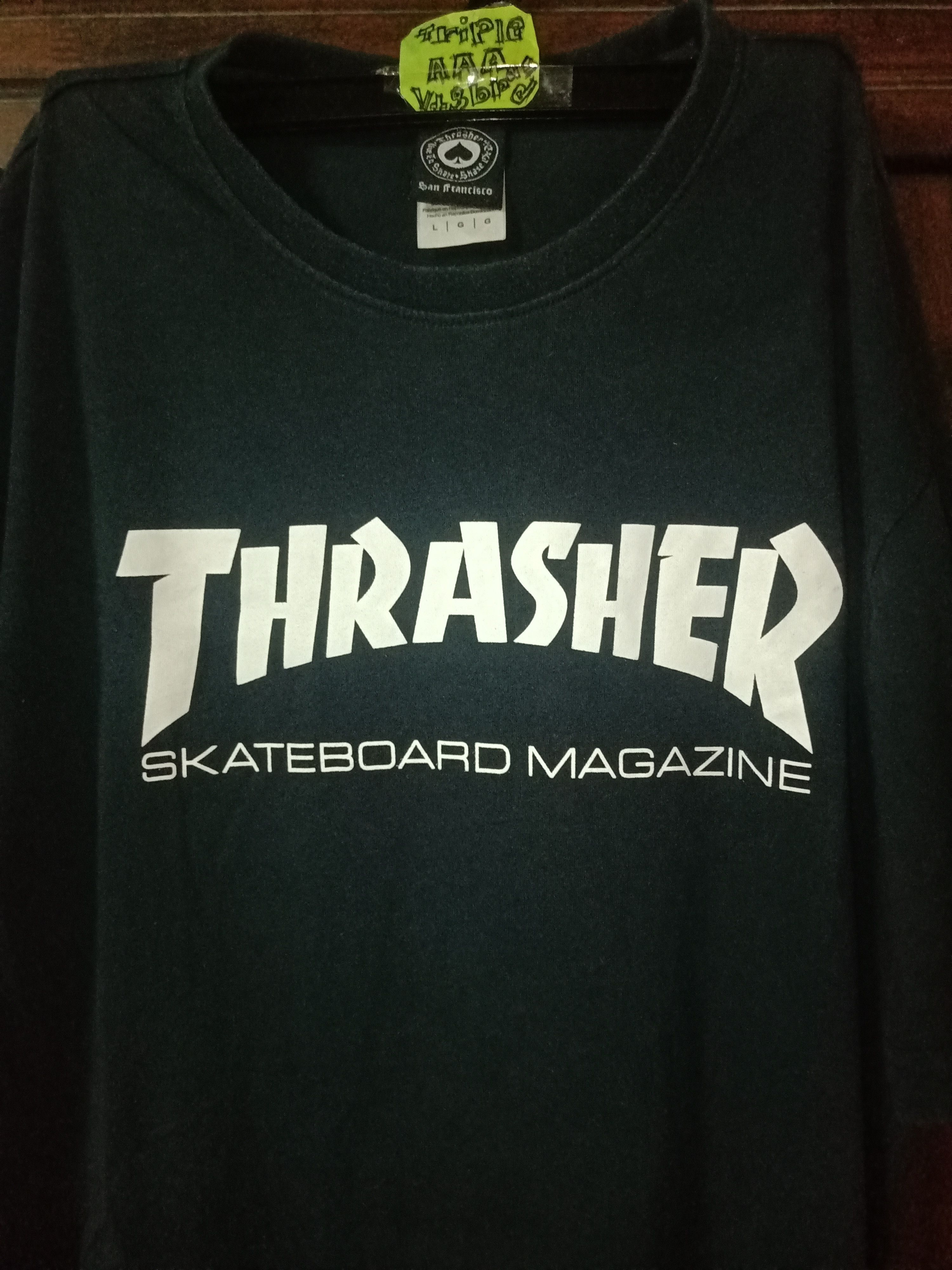 Thrasher × Vision Streetwear Vintage Trasher Skate Men Shirt L Size US L / EU 52-54 / 3 - 2 Thumbnail