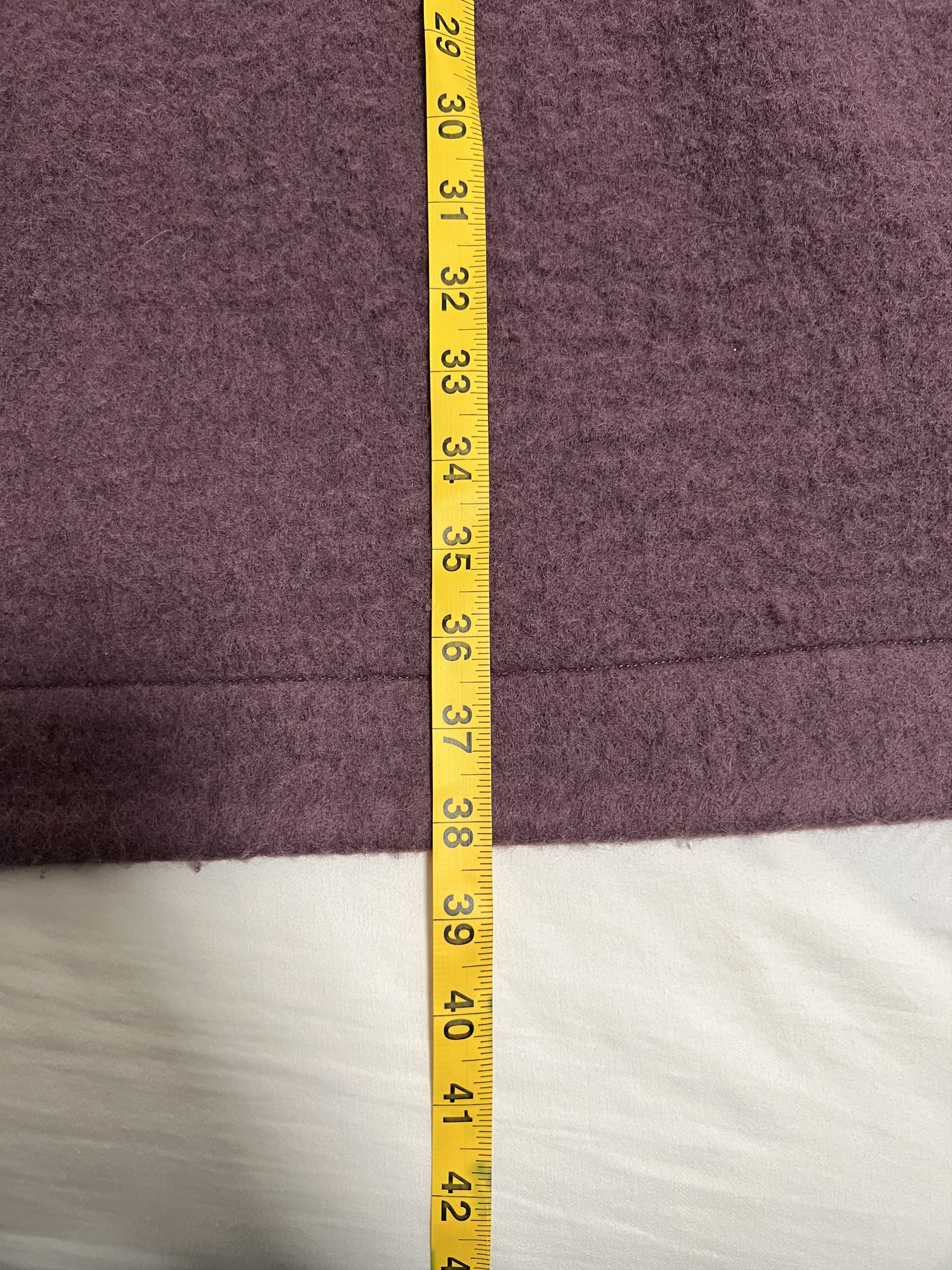 Rick Owens AMETHYST LUXOR BOILED WOOL OUTERSHIRT Size US S / EU 44-46 / 1 - 8 Thumbnail