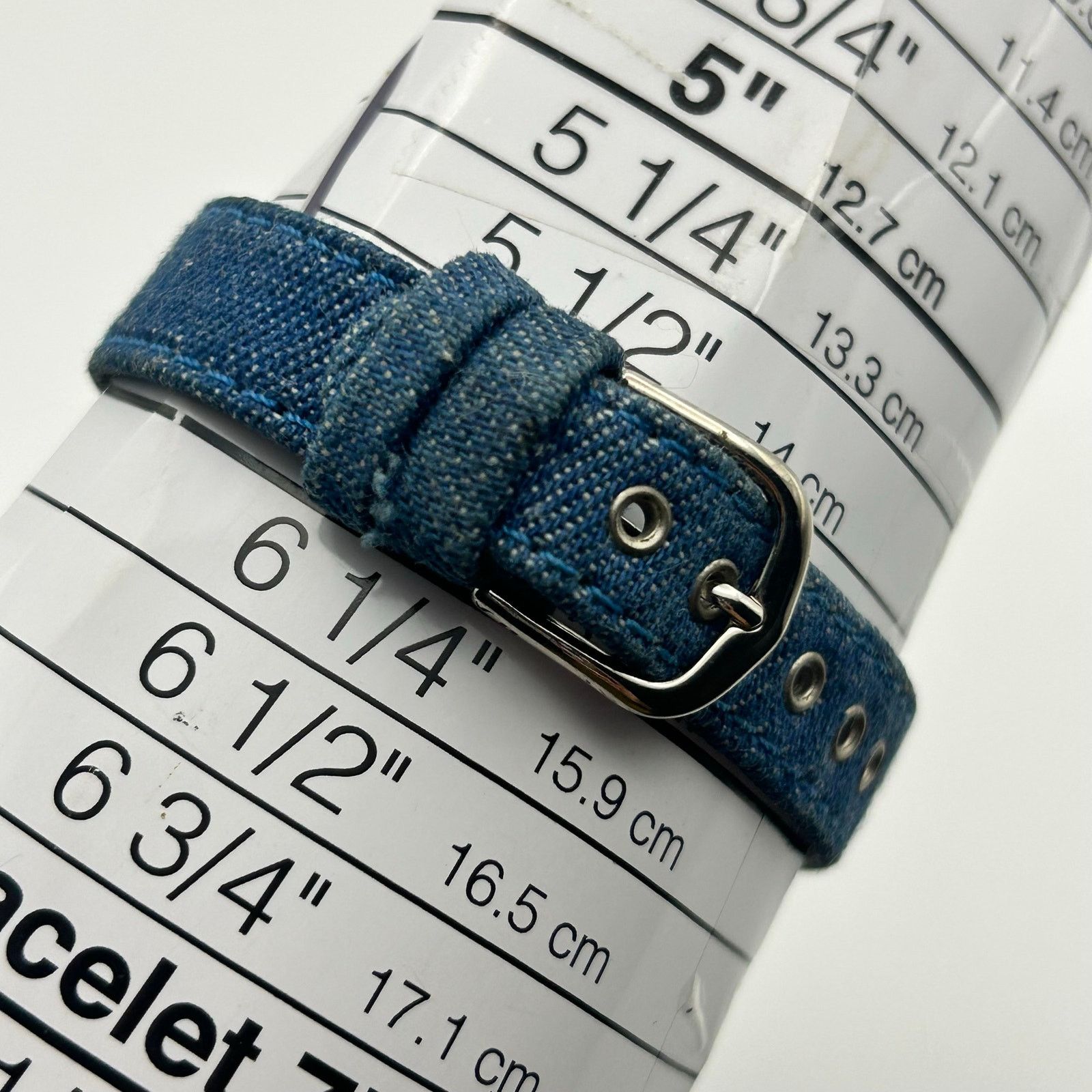 Other Shiffon Blue Denim Fabric Band and Case Cover Quartz Watch Size ONE SIZE - 8 Thumbnail