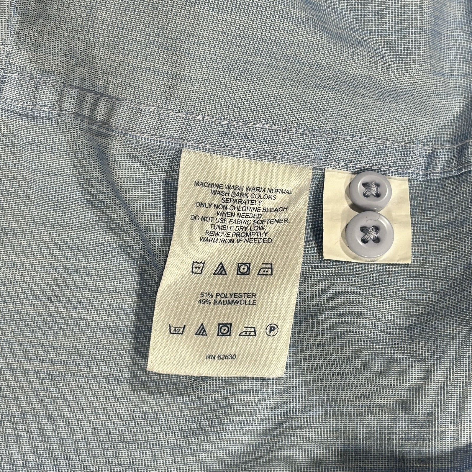 Lands' End Land's End Traditional Fit Men Large Double Chest Pockets Size US L / EU 52-54 / 3 - 8 Thumbnail