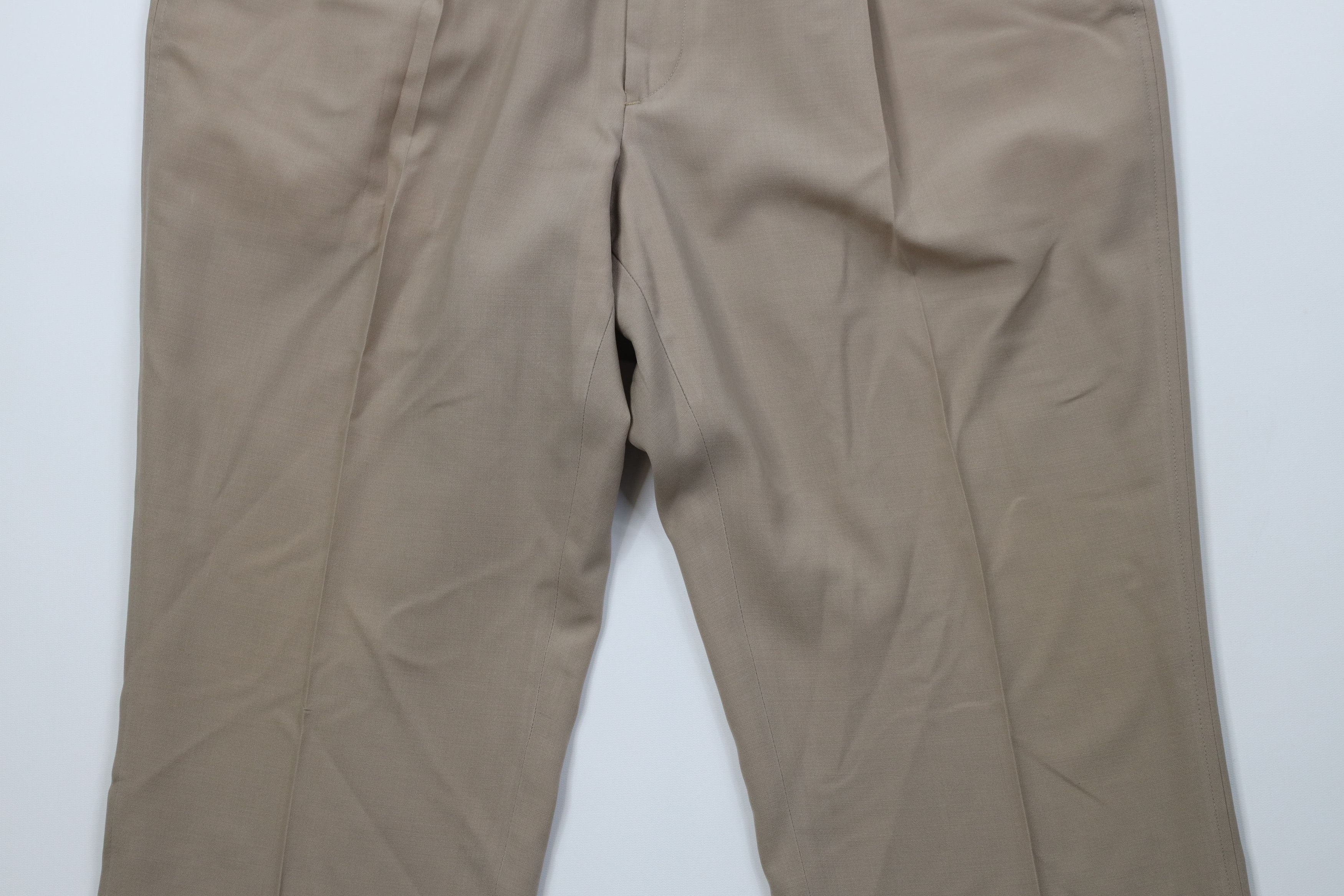 Lands' End Vintage 70s Lands End Blend Knit Wide Leg Chino Pants USA Size US 42 / EU 58 - 3 Thumbnail
