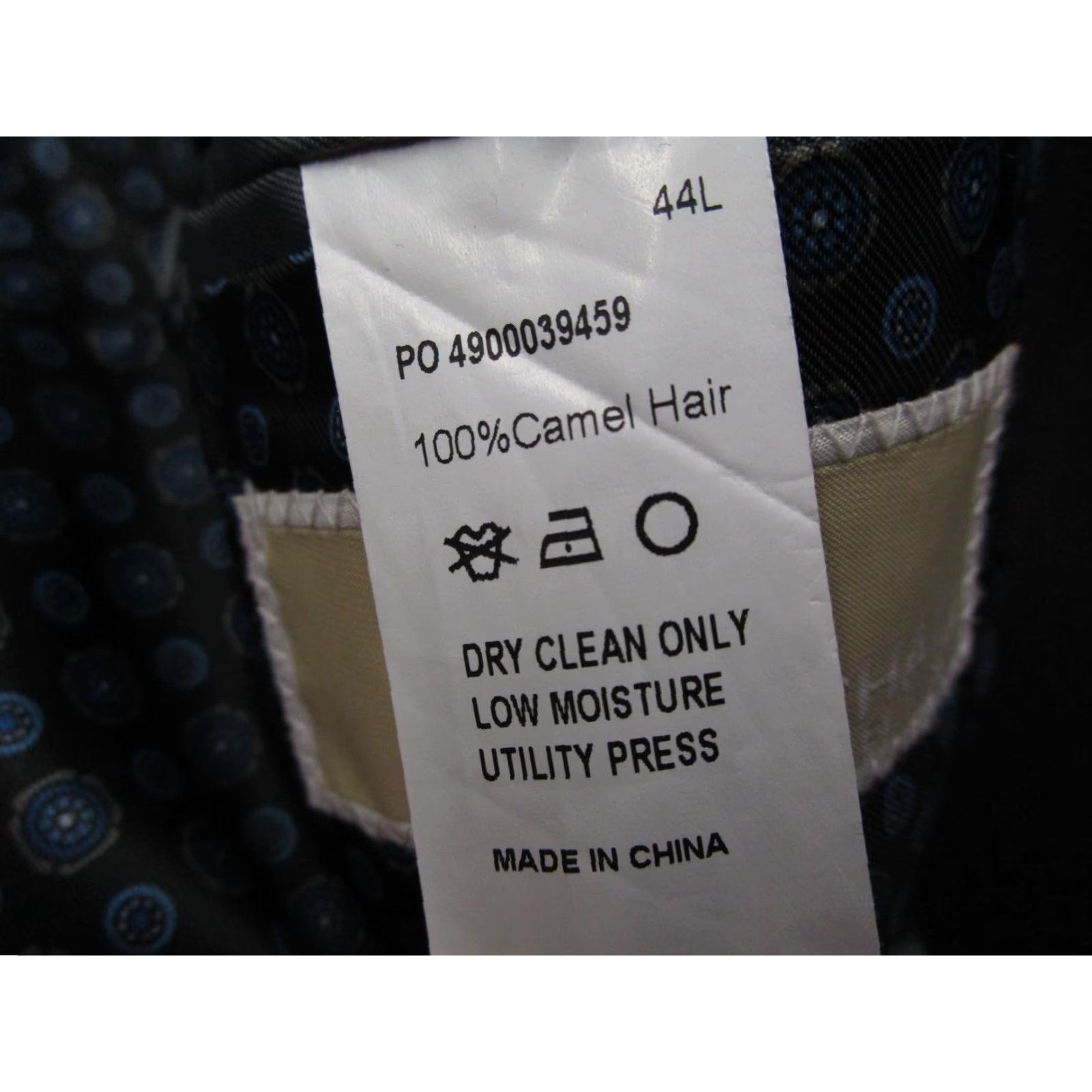 Michael Kors VINTAGE Michael Kors Blazer Jacket Men Long 44 Black Camel Hair 2-Button Classic Business Casual Size 44R - 5 Thumbnail