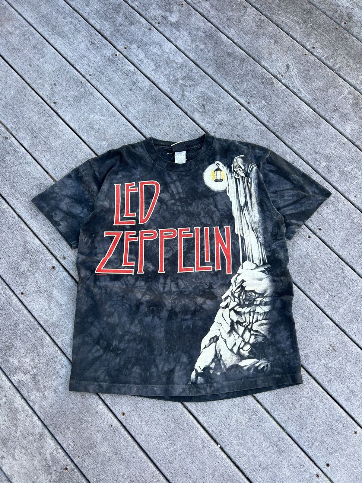 Led Zeppelin × Liquid Blue × Vintage Vintage Liquid Blue Led Zeppelin shirt Size US L / EU 52-54 / 3 - 1 Thumbnail